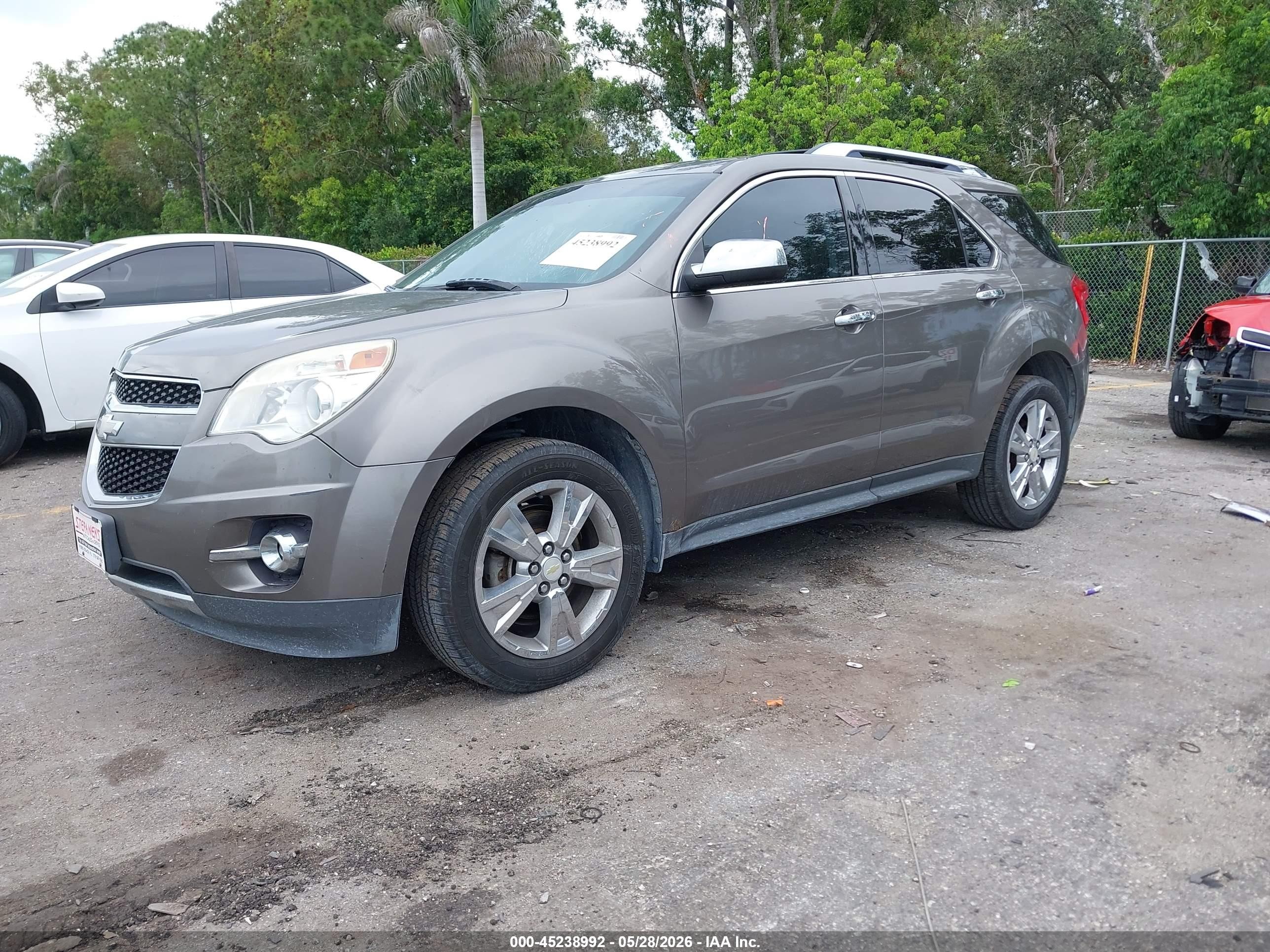 2011 Chevrolet Equinox Ltz Gray vin: 2CNFLGE51B6249587