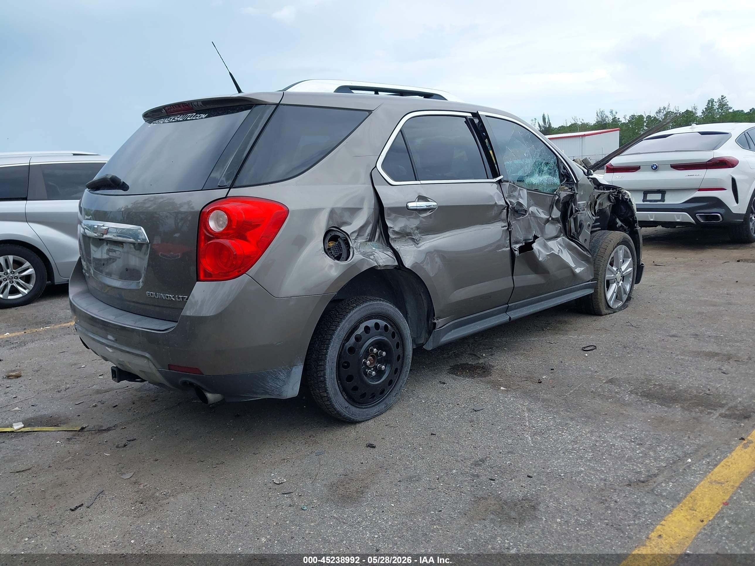 2011 Chevrolet Equinox Ltz Gray vin: 2CNFLGE51B6249587