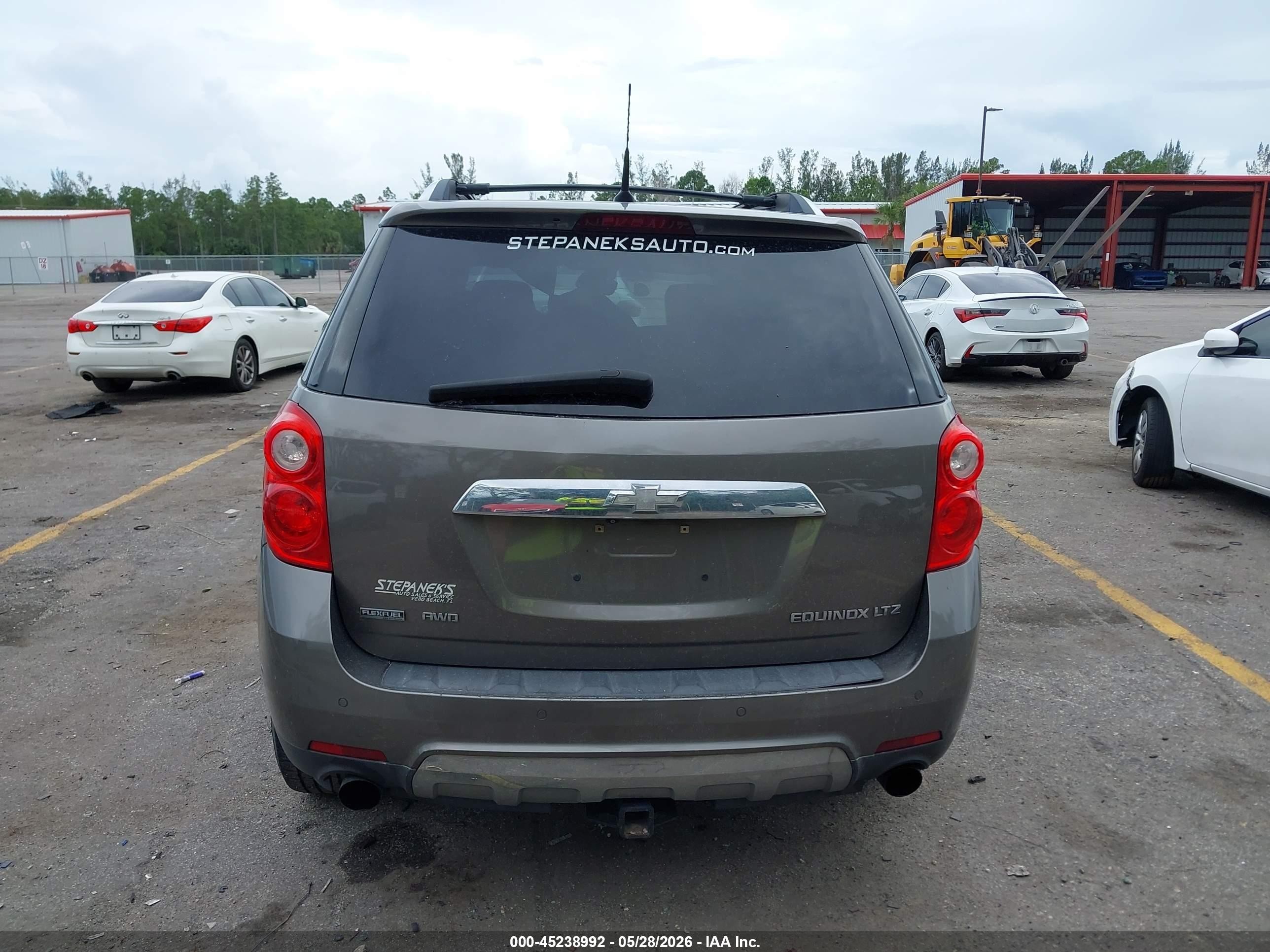2011 Chevrolet Equinox Ltz Gray vin: 2CNFLGE51B6249587