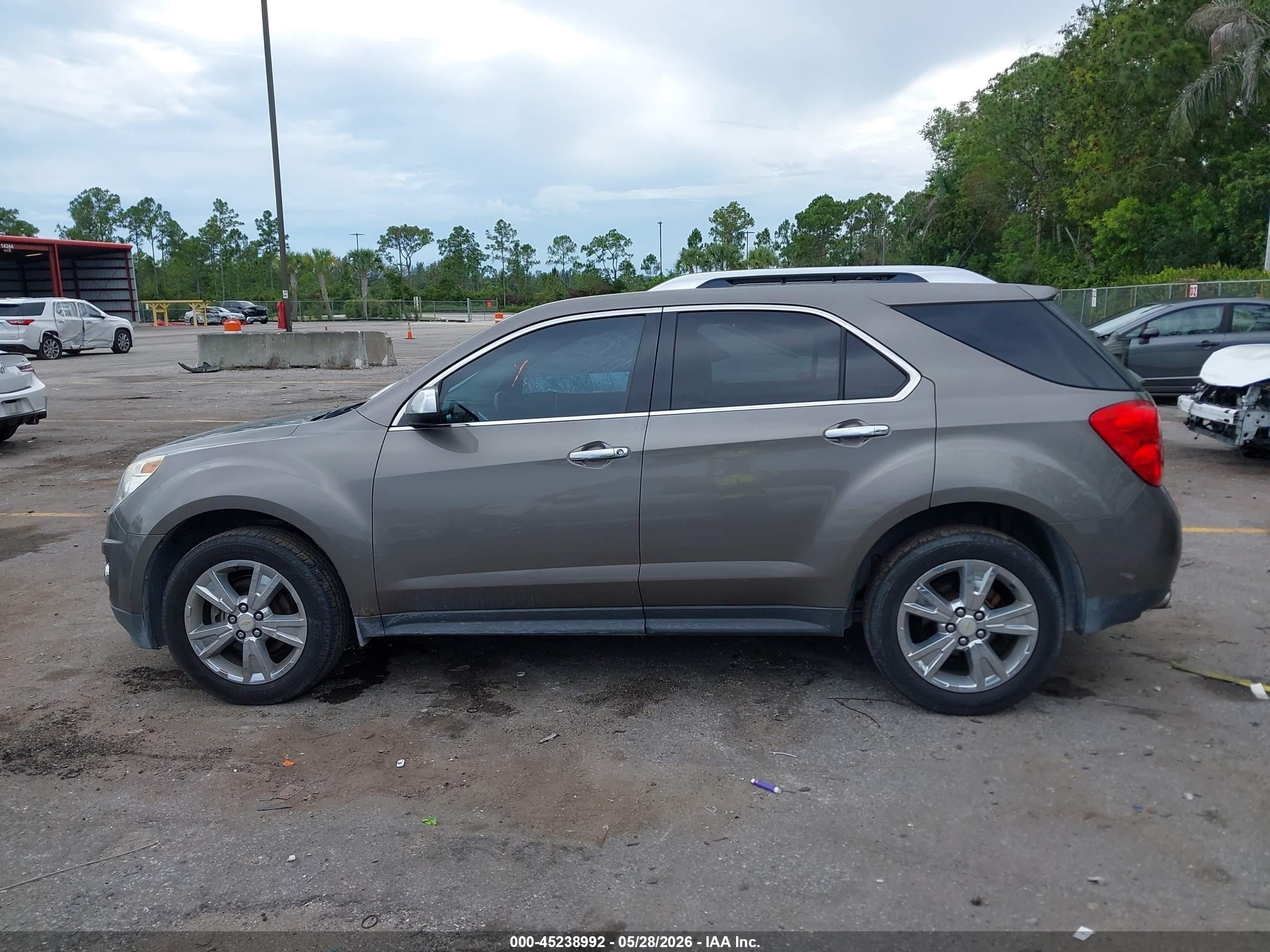 2011 Chevrolet Equinox Ltz Gray vin: 2CNFLGE51B6249587