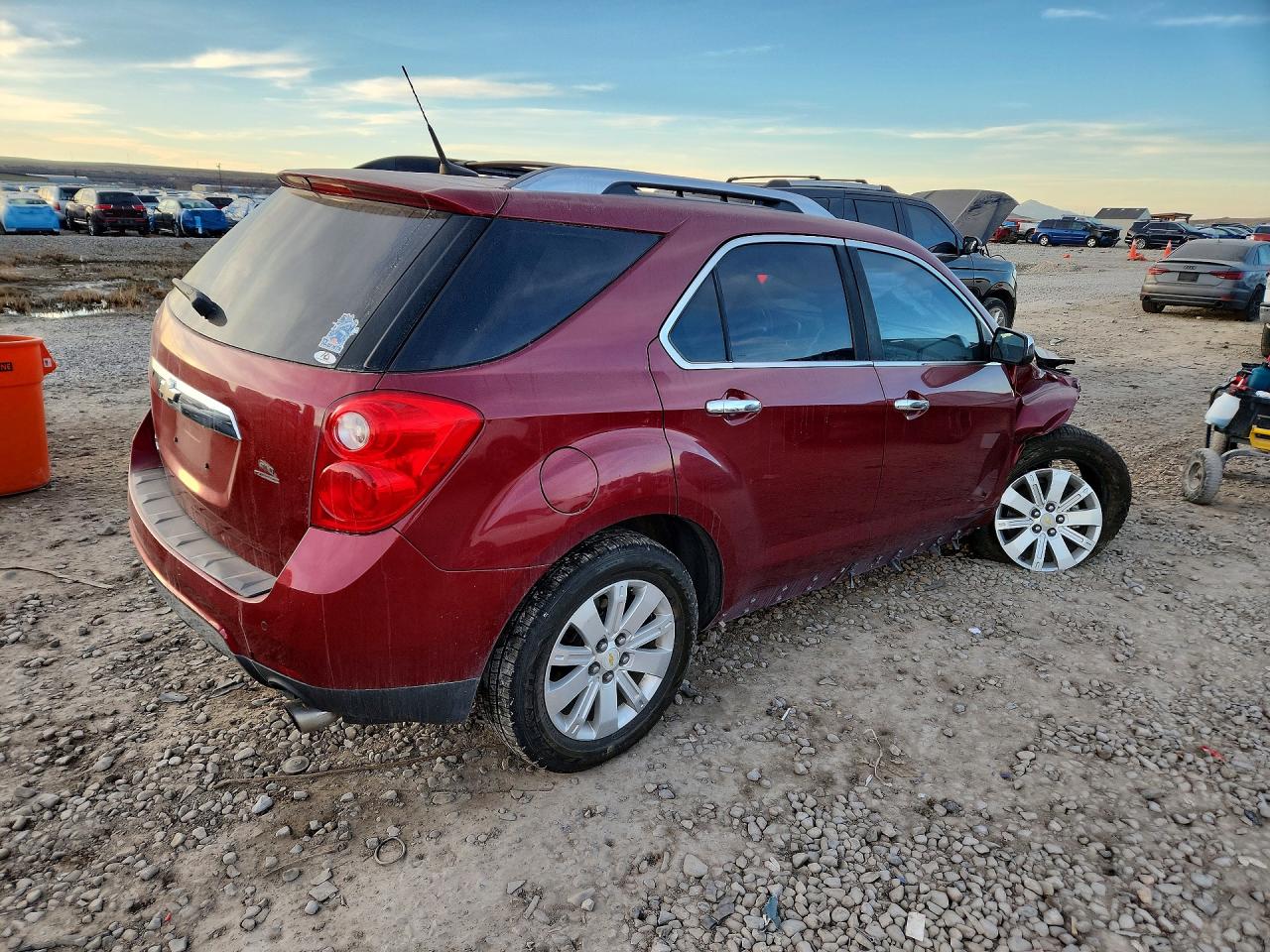 2011 Chevrolet Equinox Ltz Red vin: 2CNFLGE52B6219529
