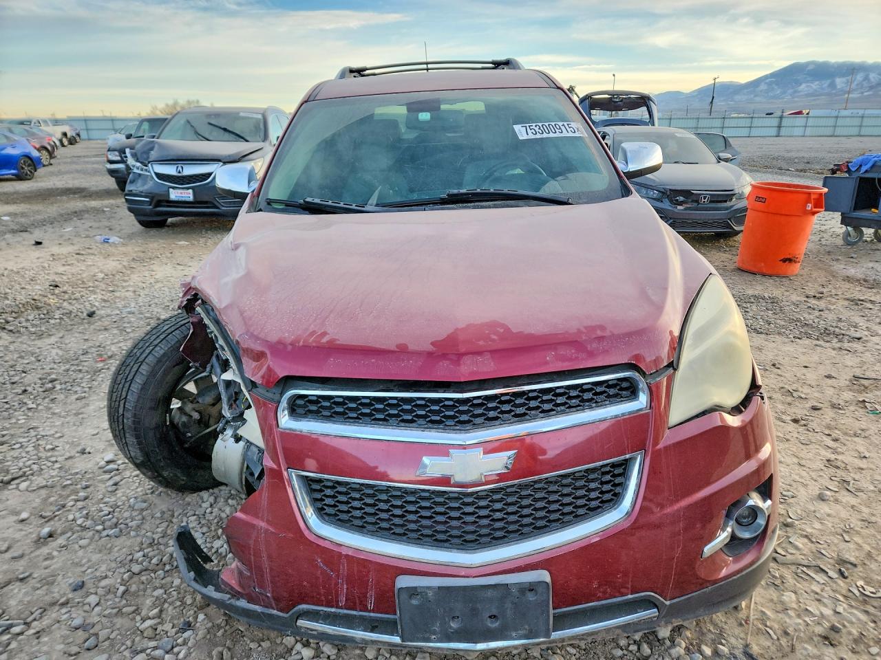 2011 Chevrolet Equinox Ltz Red vin: 2CNFLGE52B6219529