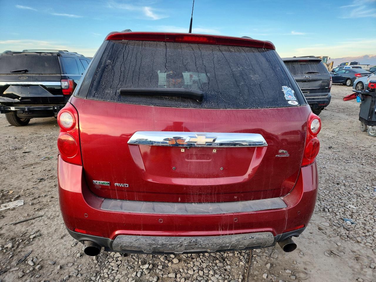 2011 Chevrolet Equinox Ltz Red vin: 2CNFLGE52B6219529