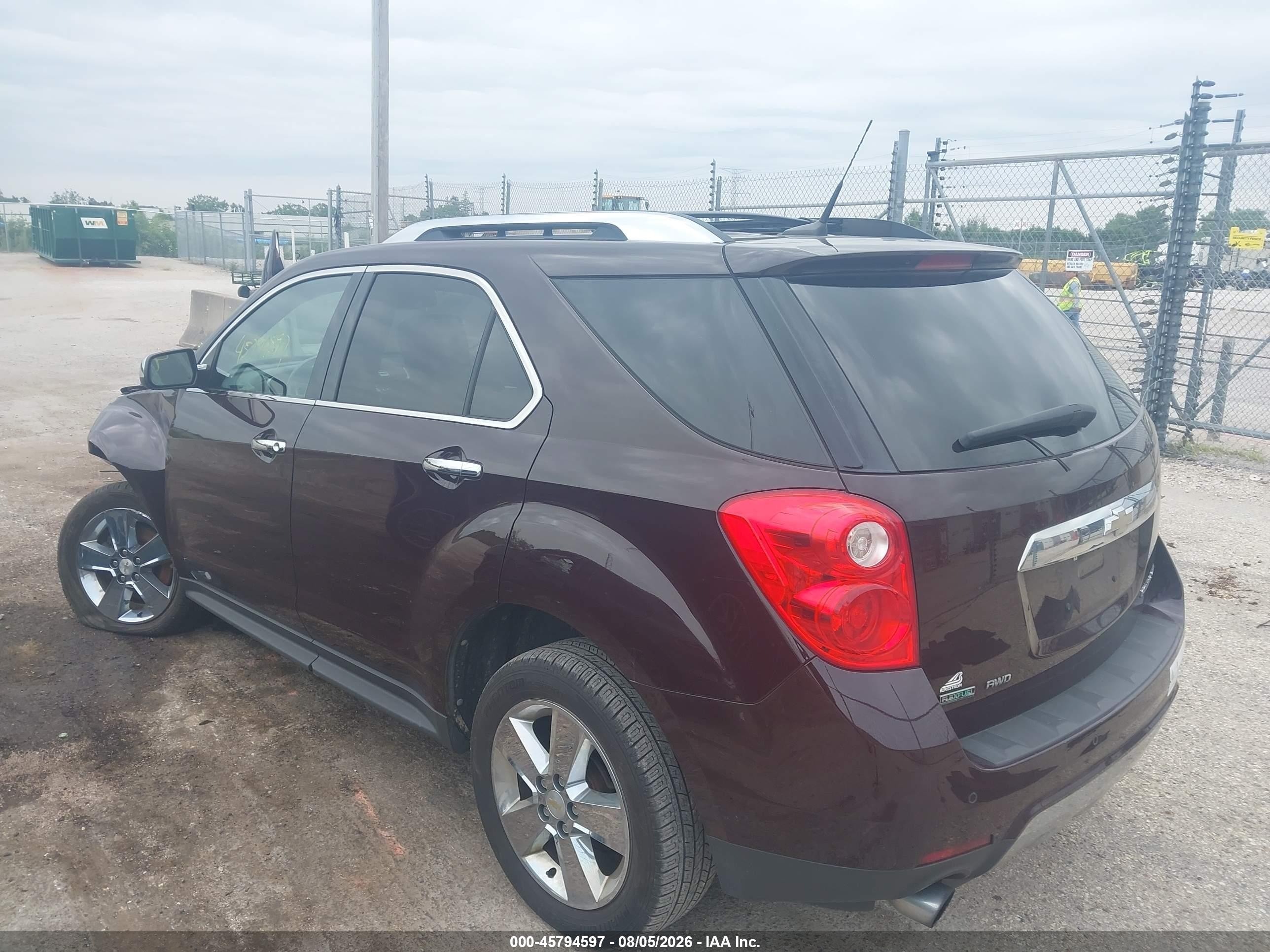 2011 Chevrolet Equinox Ltz Brown vin: 2CNFLGE52B6464556