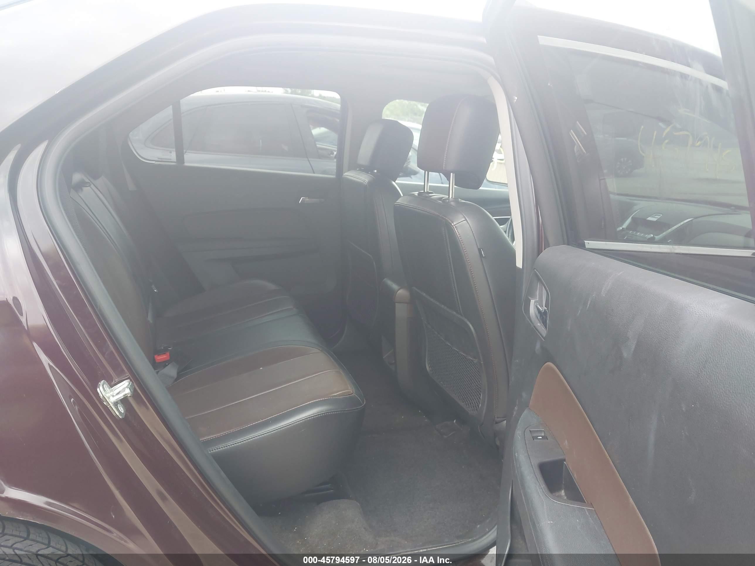 2011 Chevrolet Equinox Ltz Brown vin: 2CNFLGE52B6464556