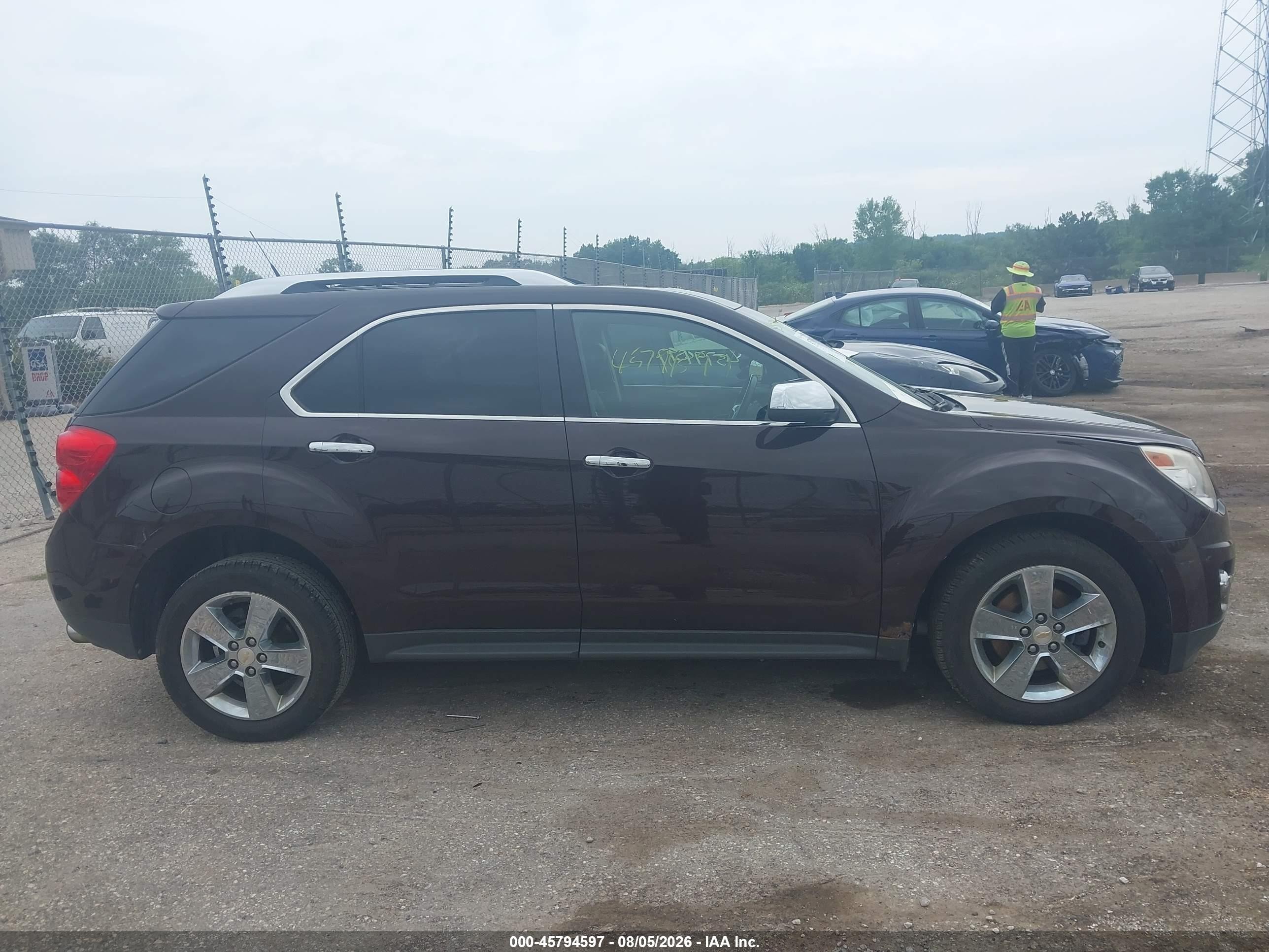 2011 Chevrolet Equinox Ltz Brown vin: 2CNFLGE52B6464556