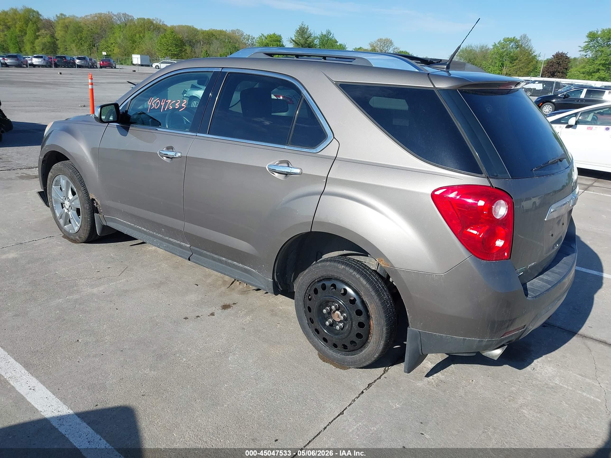2011 Chevrolet Equinox Ltz Brown vin: 2CNFLGE53B6299617