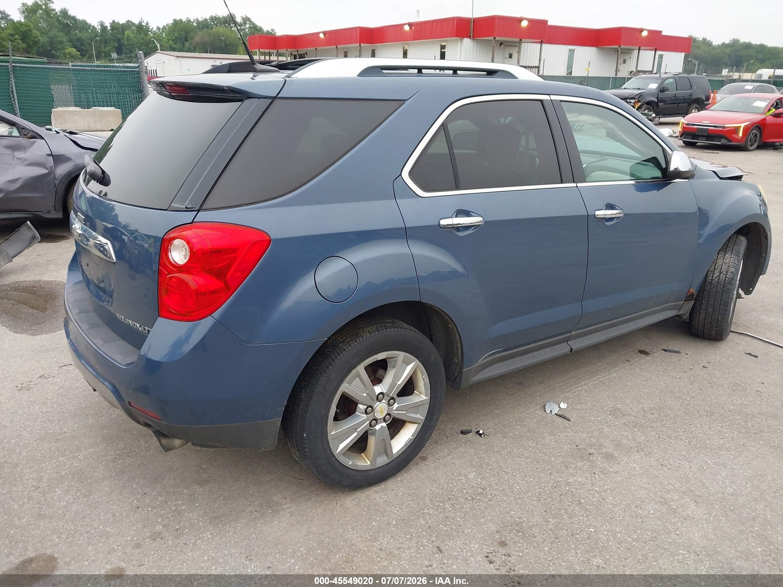 2011 Chevrolet Equinox Ltz Blue vin: 2CNFLGE54B6260986