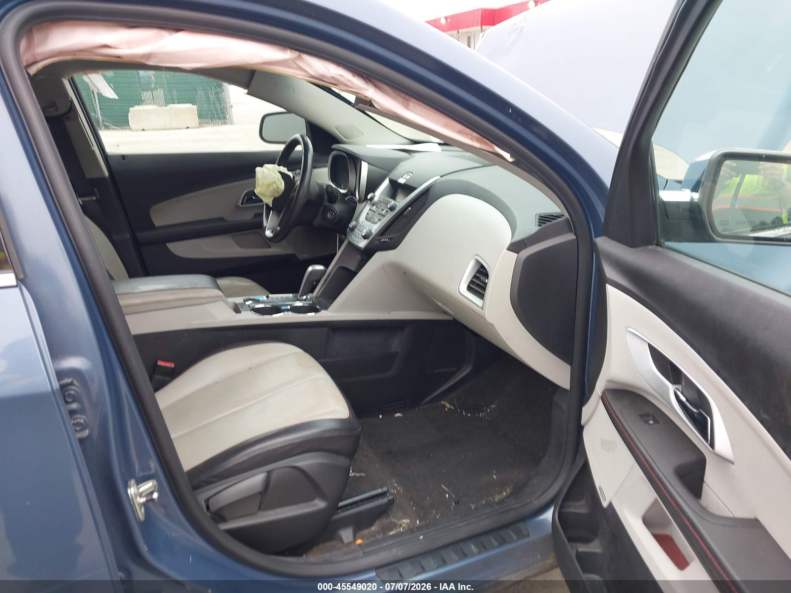 2011 Chevrolet Equinox Ltz Blue vin: 2CNFLGE54B6260986