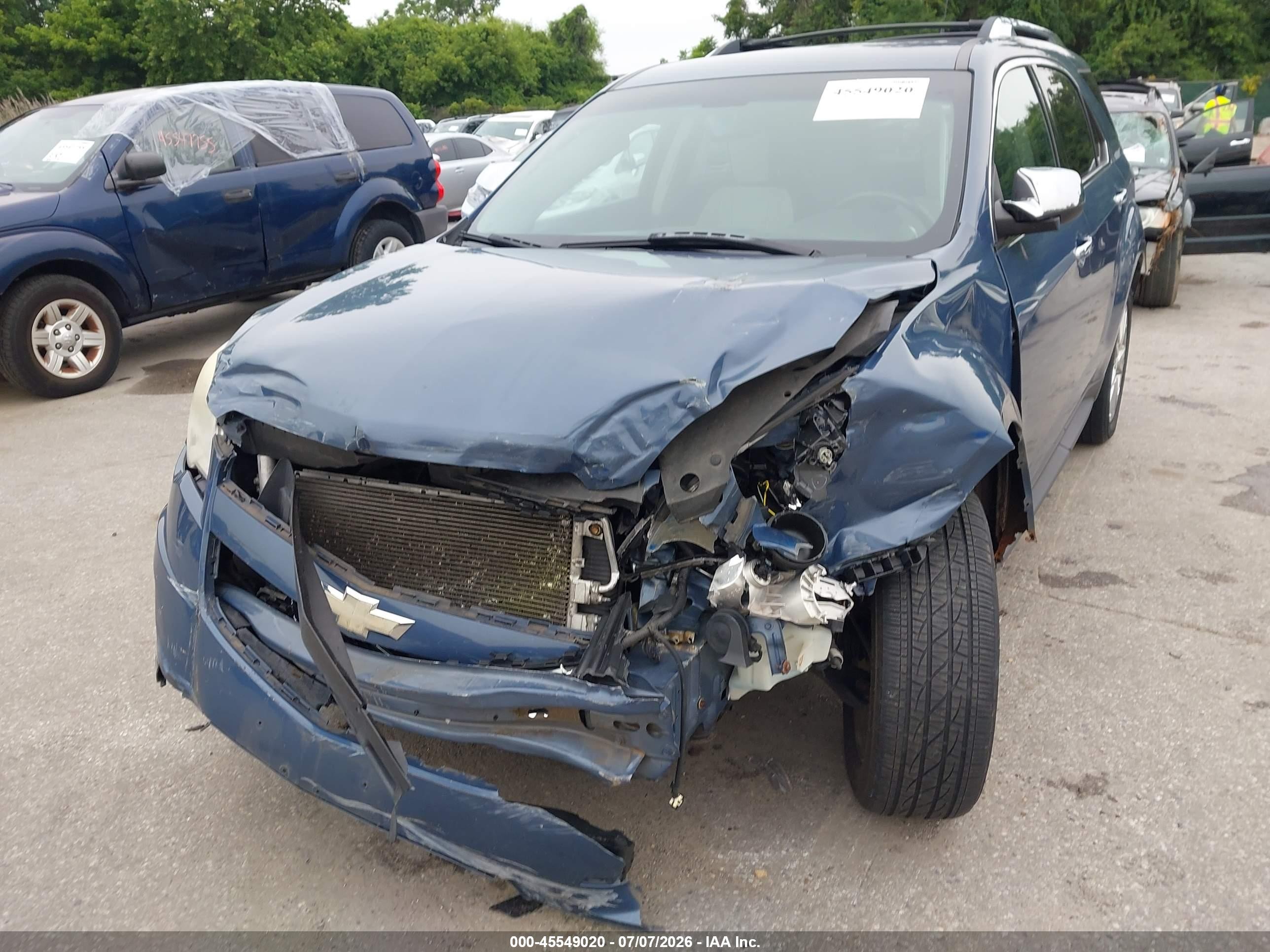 2011 Chevrolet Equinox Ltz Blue vin: 2CNFLGE54B6260986