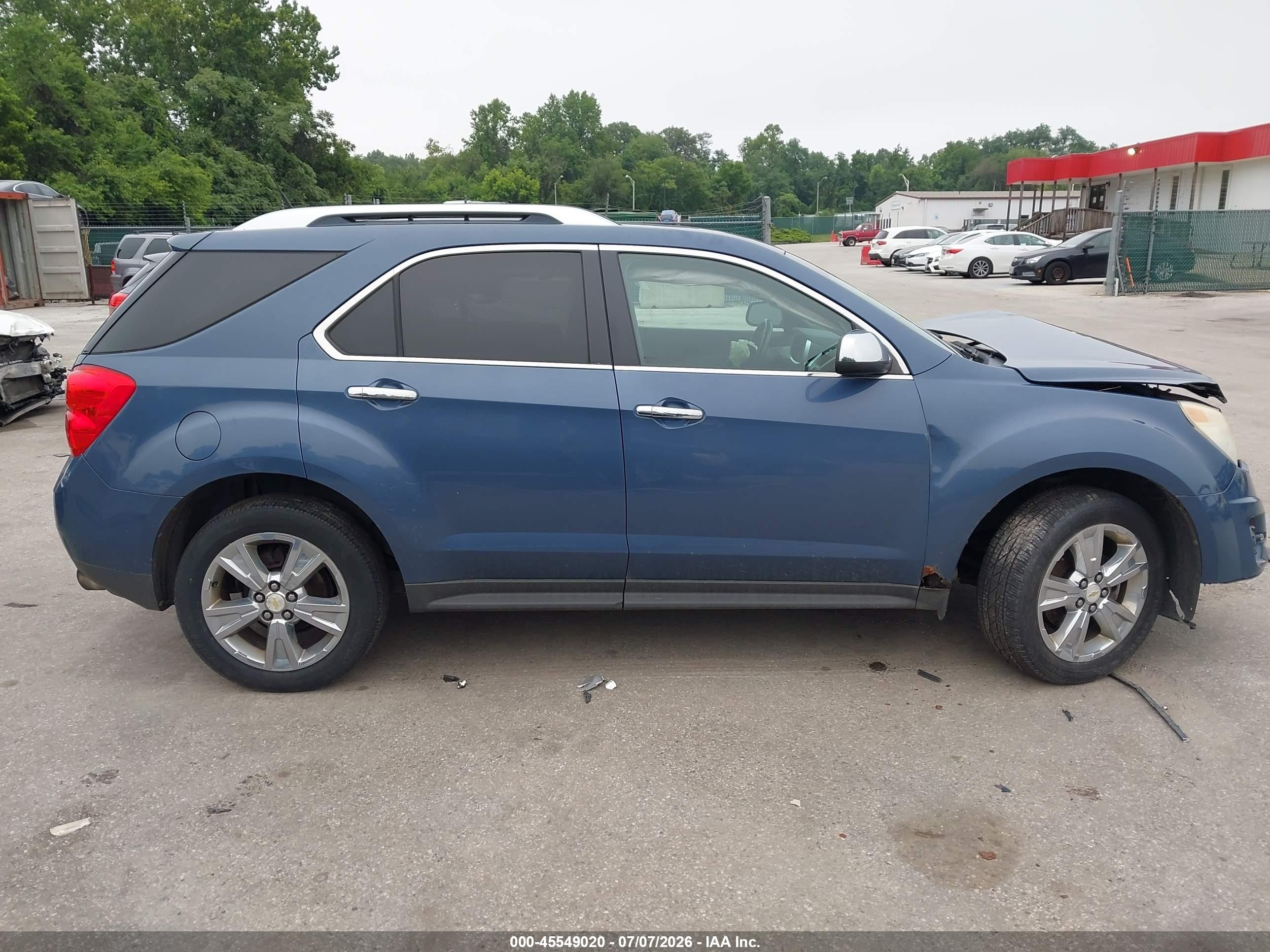 2011 Chevrolet Equinox Ltz Blue vin: 2CNFLGE54B6260986