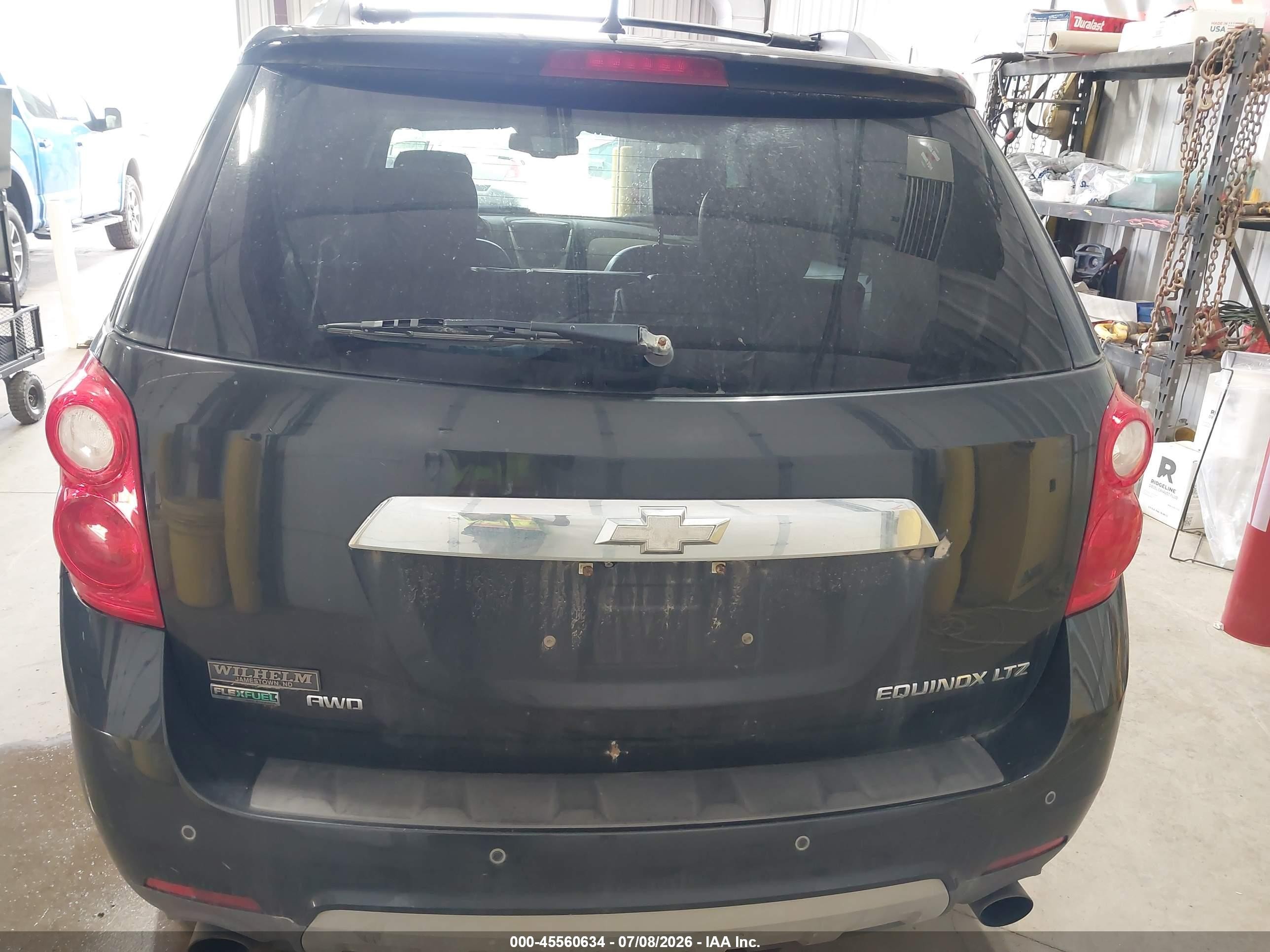 2011 Chevrolet Equinox Ltz Black vin: 2CNFLGE54B6305702