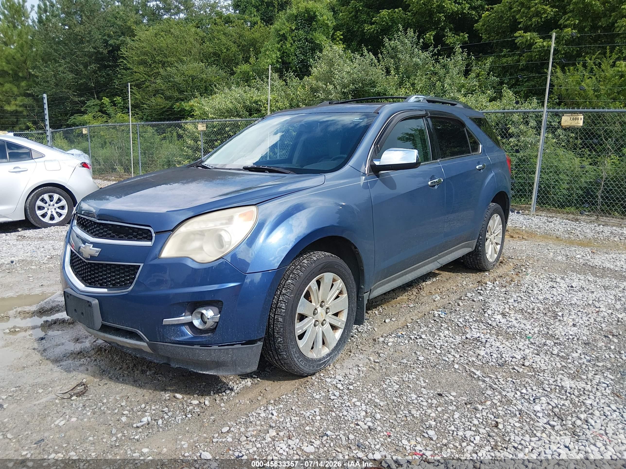 2011 Chevrolet Equinox Ltz Синий vin: 2CNFLGE55B6206421