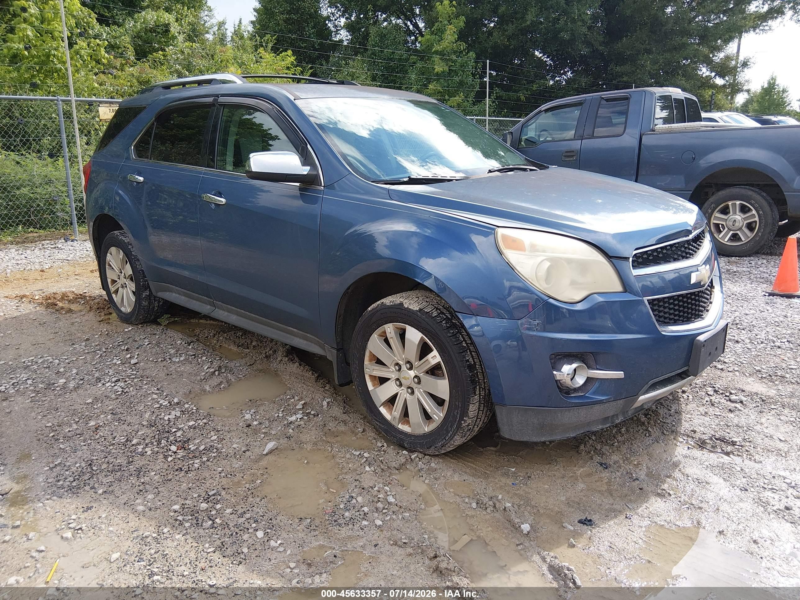 2011 Chevrolet Equinox Ltz Синий vin: 2CNFLGE55B6206421