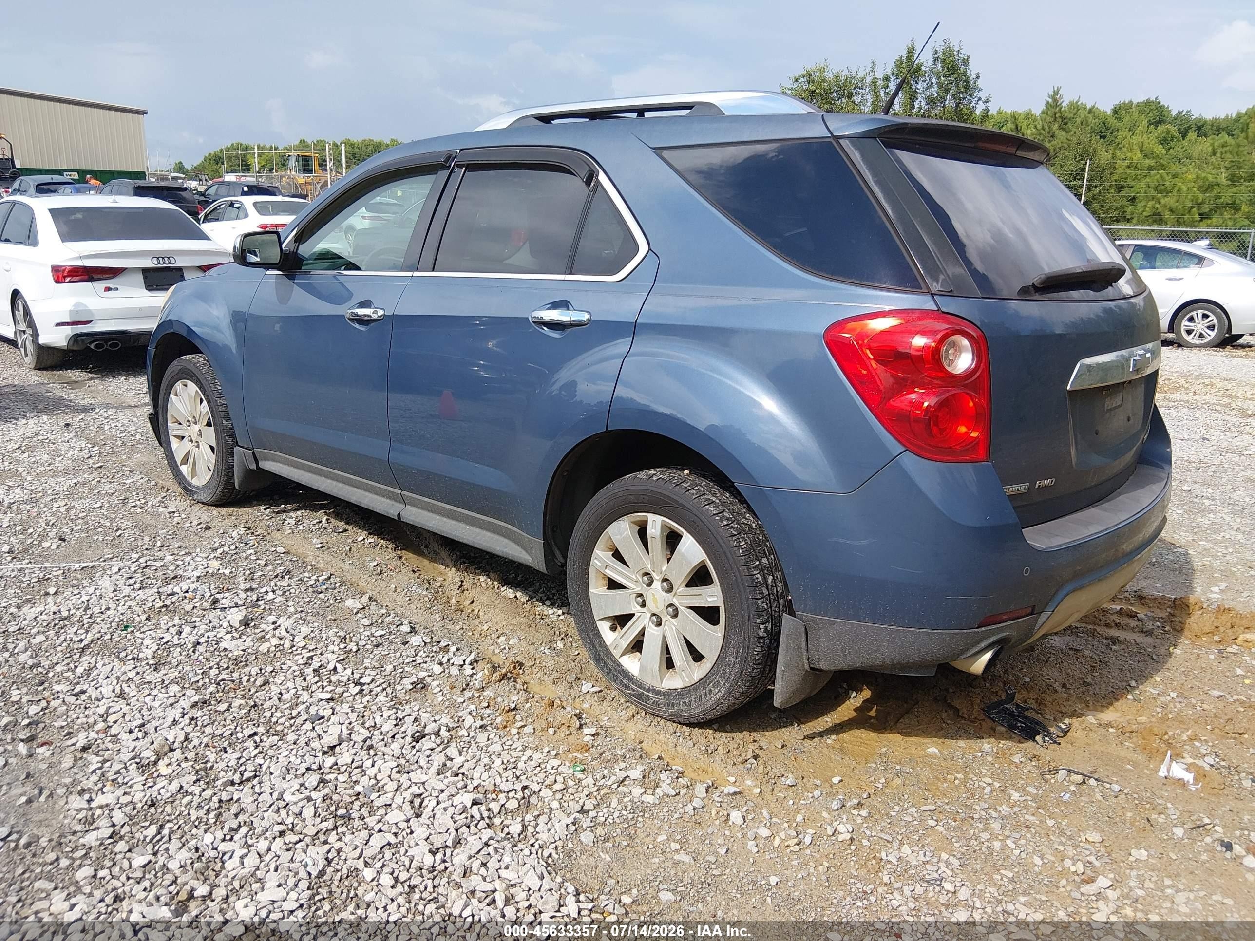 2011 Chevrolet Equinox Ltz Синий vin: 2CNFLGE55B6206421