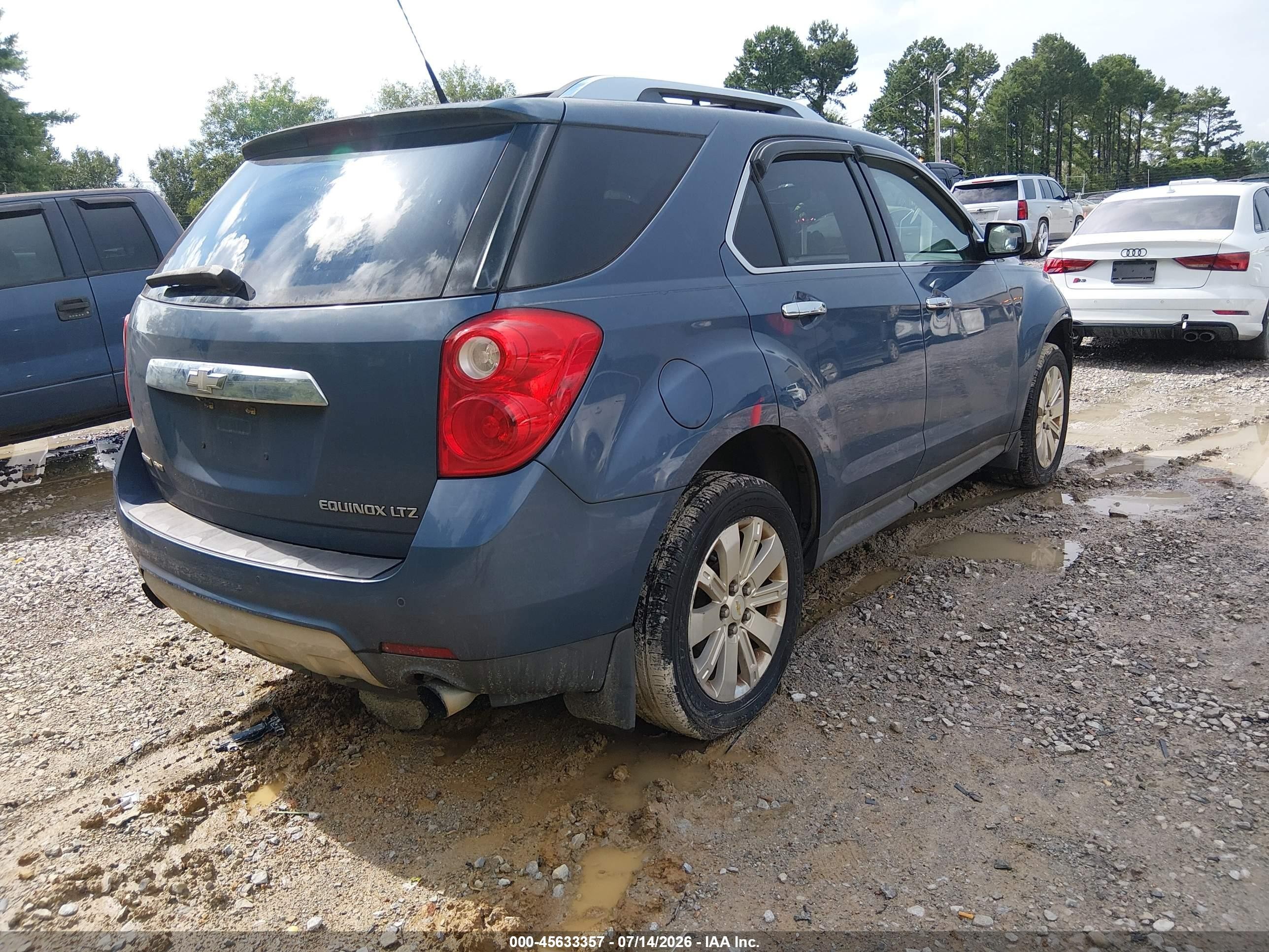 2011 Chevrolet Equinox Ltz Синий vin: 2CNFLGE55B6206421