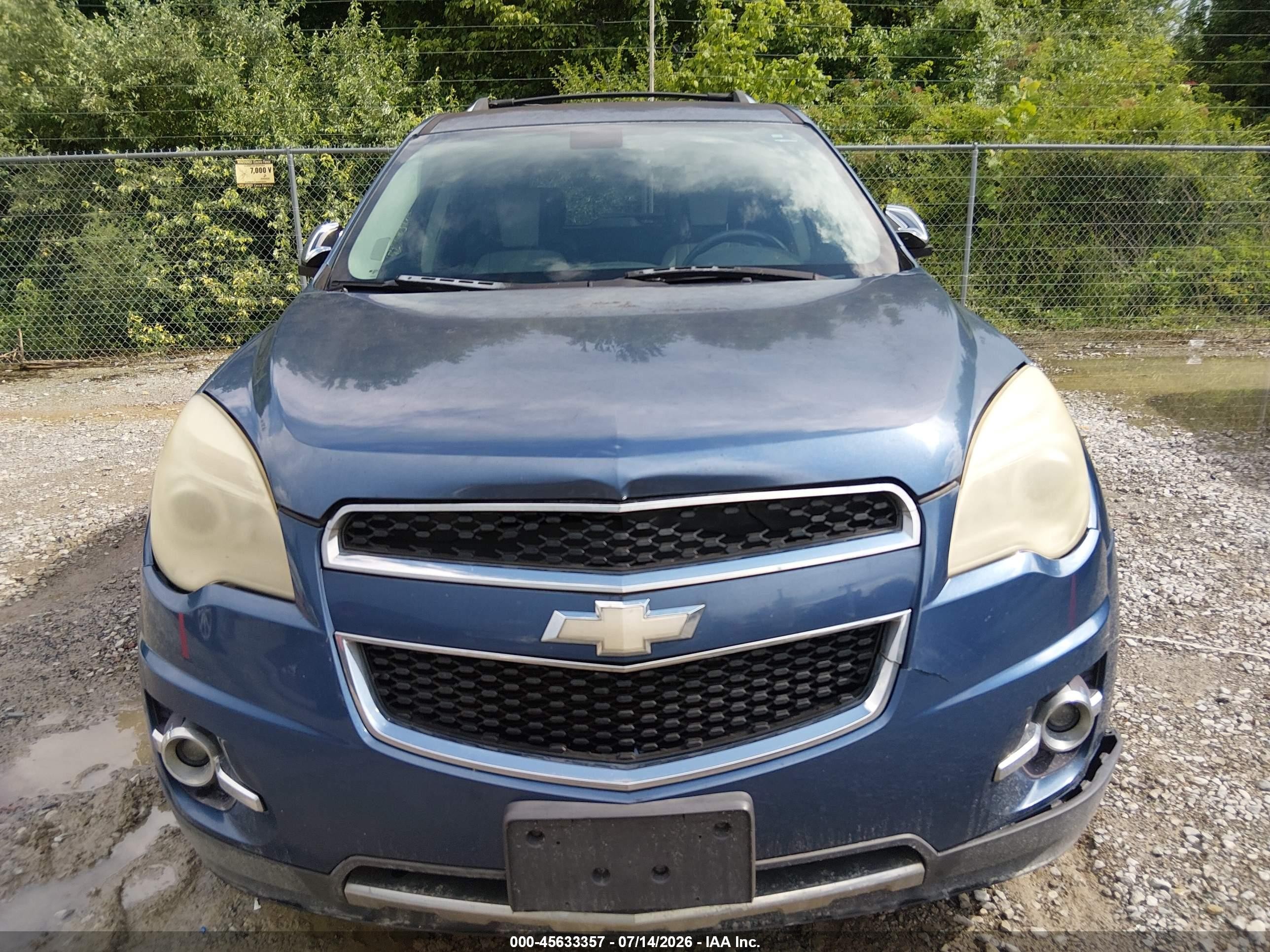 2011 Chevrolet Equinox Ltz Синий vin: 2CNFLGE55B6206421