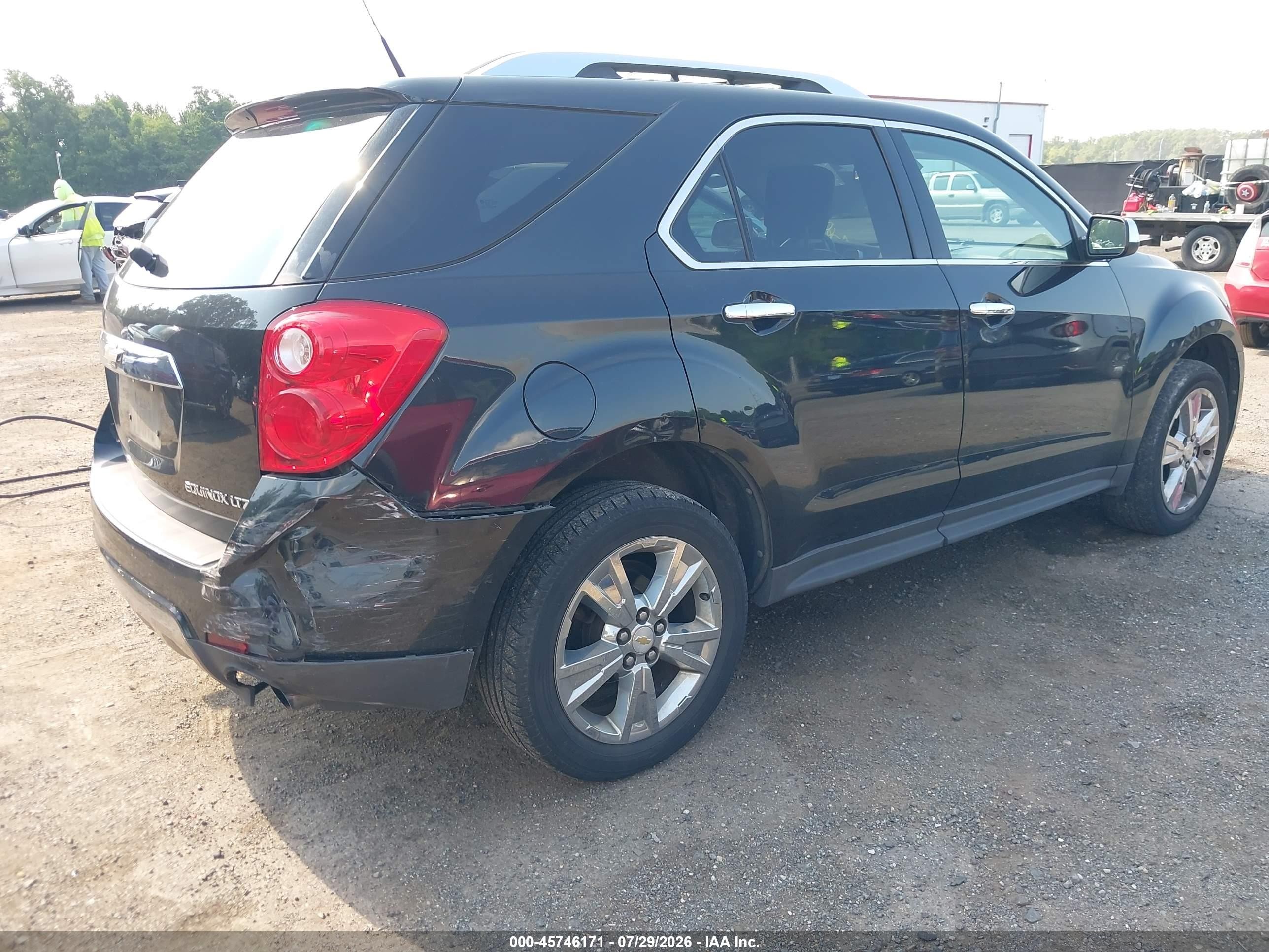 2011 Chevrolet Equinox Ltz Black vin: 2CNFLGE55B6453695