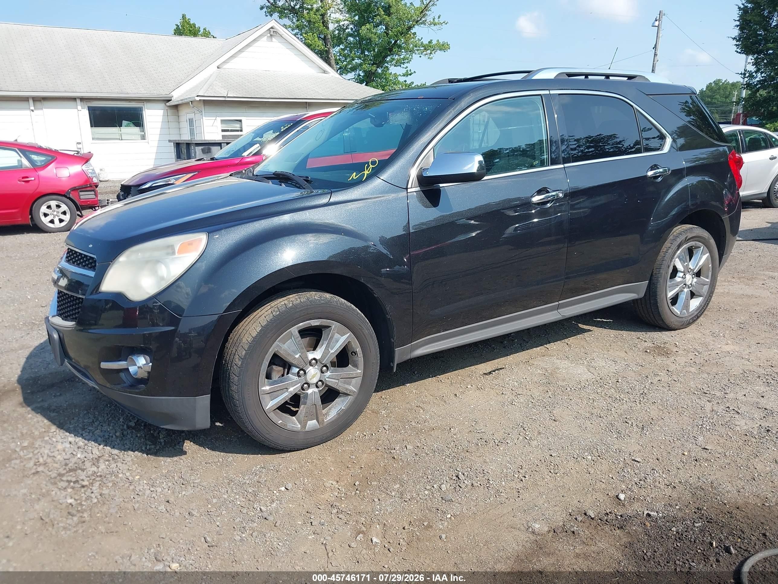 2011 Chevrolet Equinox Ltz Black vin: 2CNFLGE55B6453695
