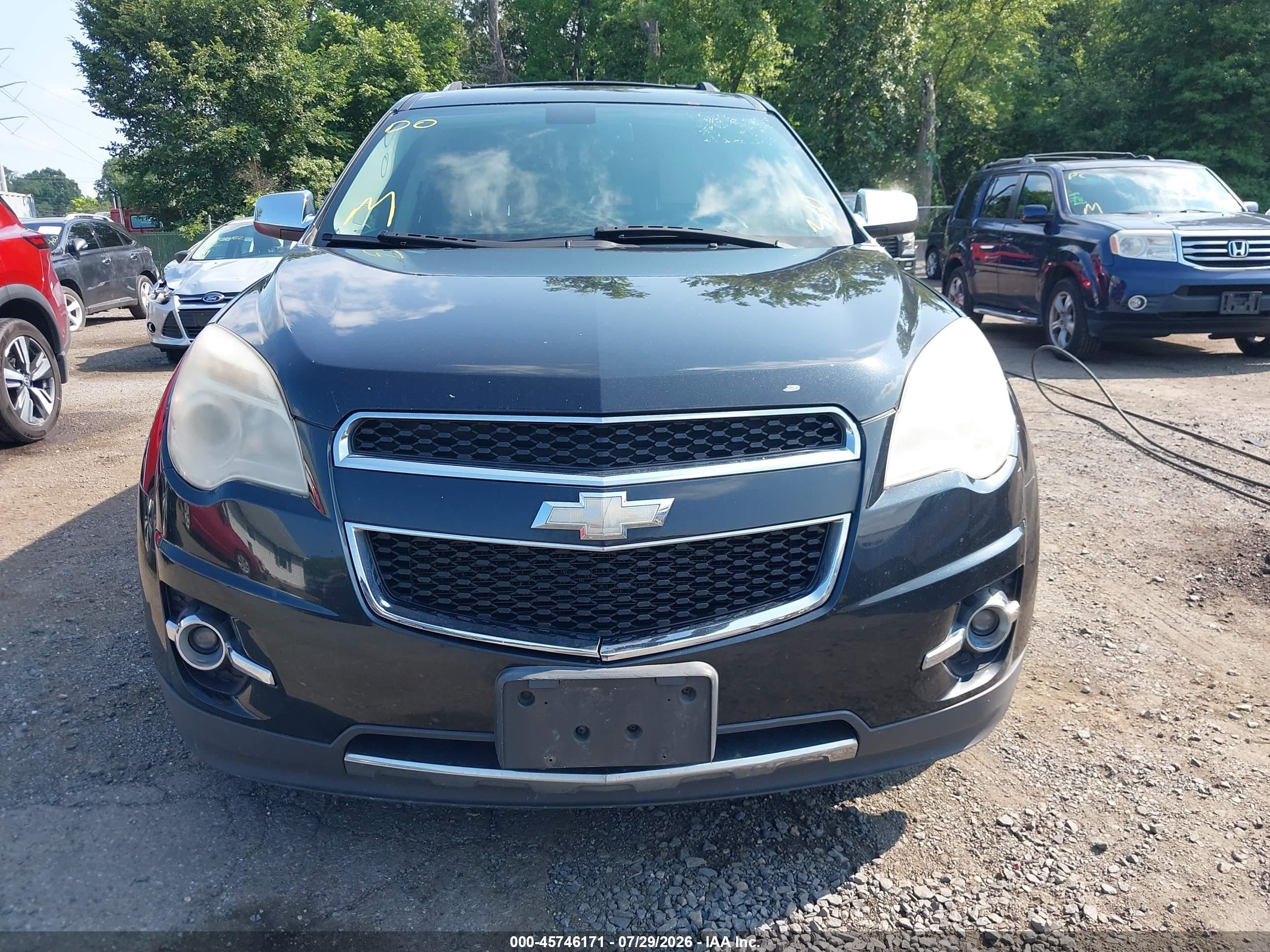 2011 Chevrolet Equinox Ltz Black vin: 2CNFLGE55B6453695