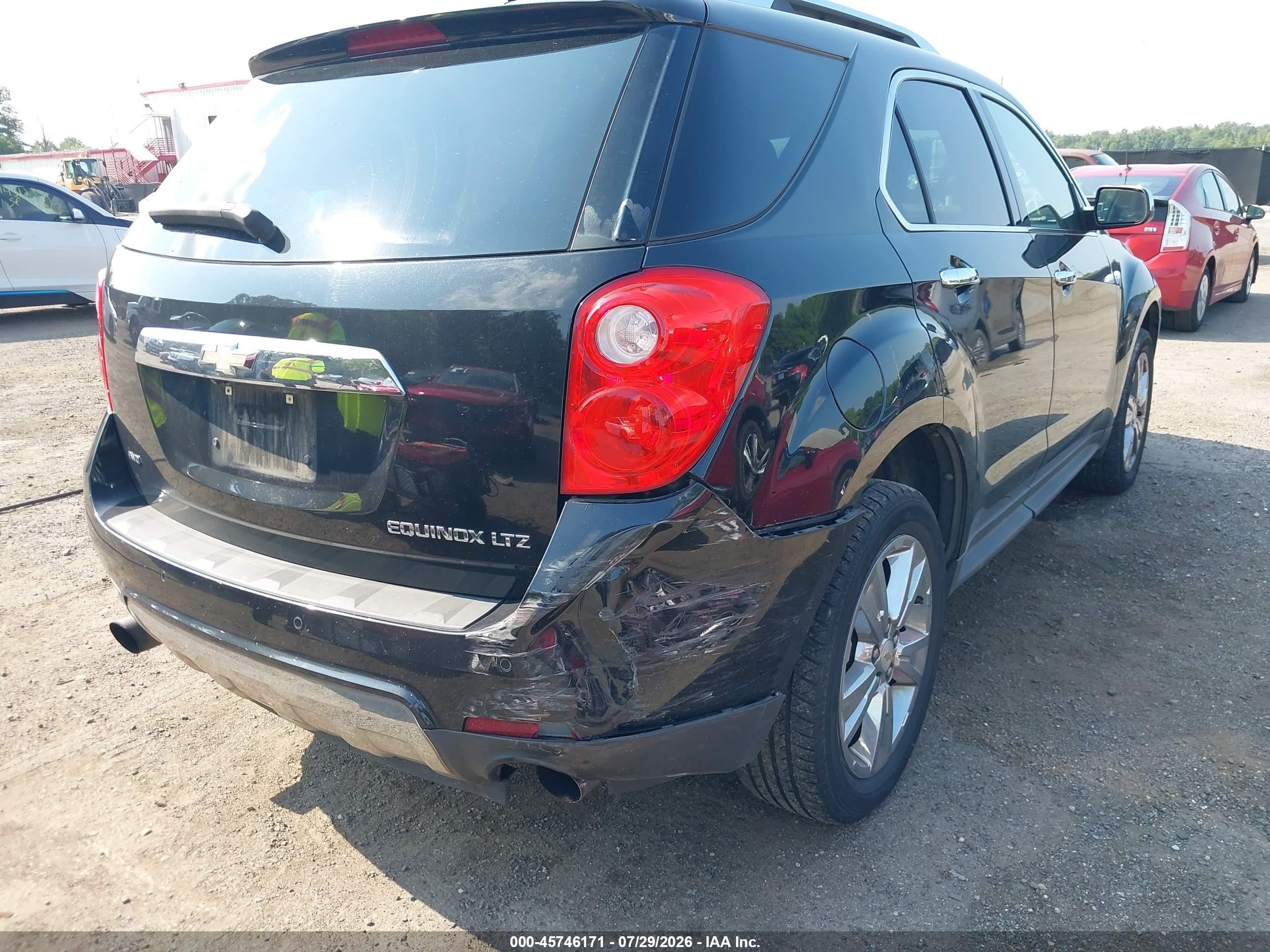 2011 Chevrolet Equinox Ltz Black vin: 2CNFLGE55B6453695