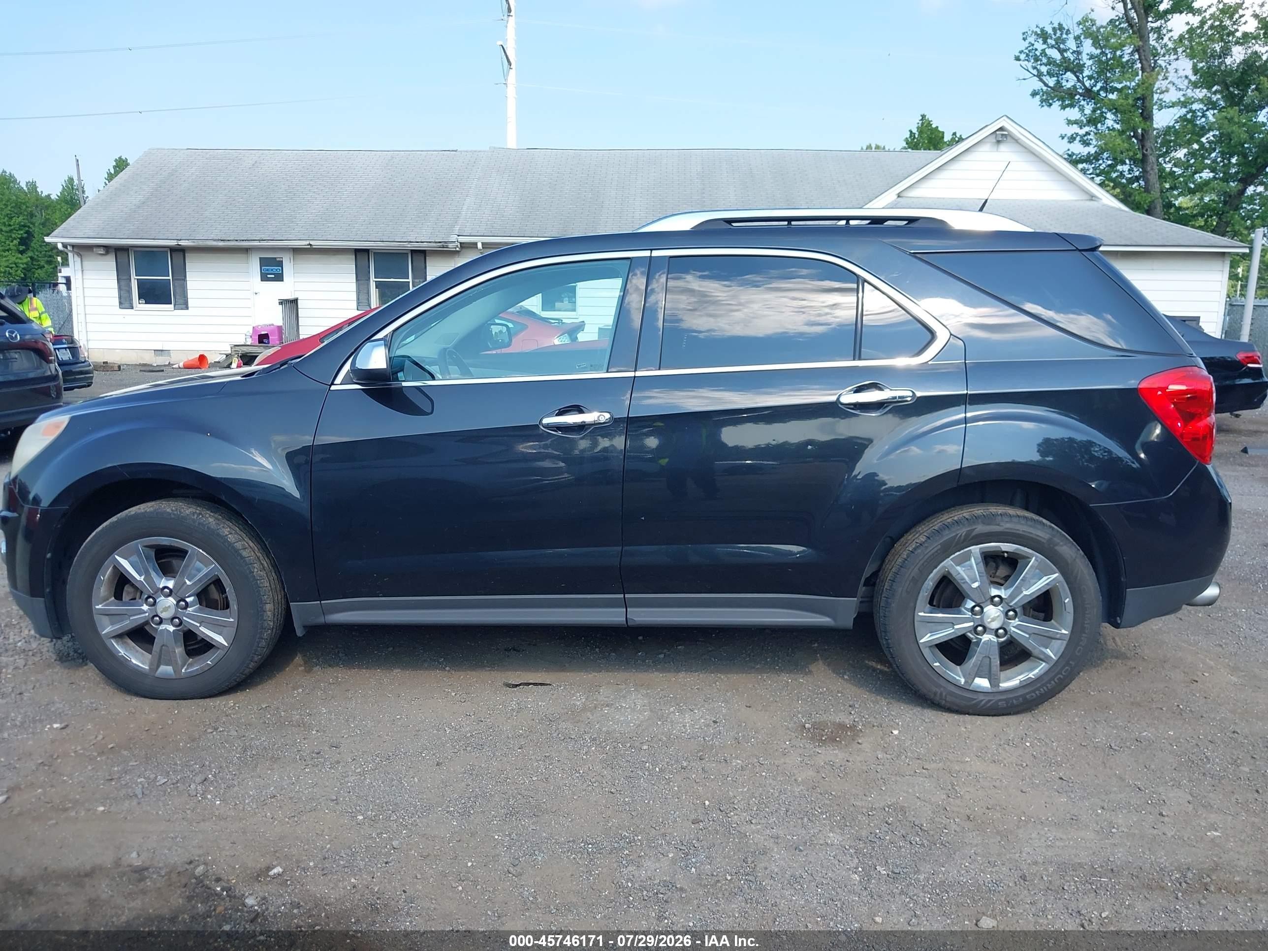 2011 Chevrolet Equinox Ltz Black vin: 2CNFLGE55B6453695