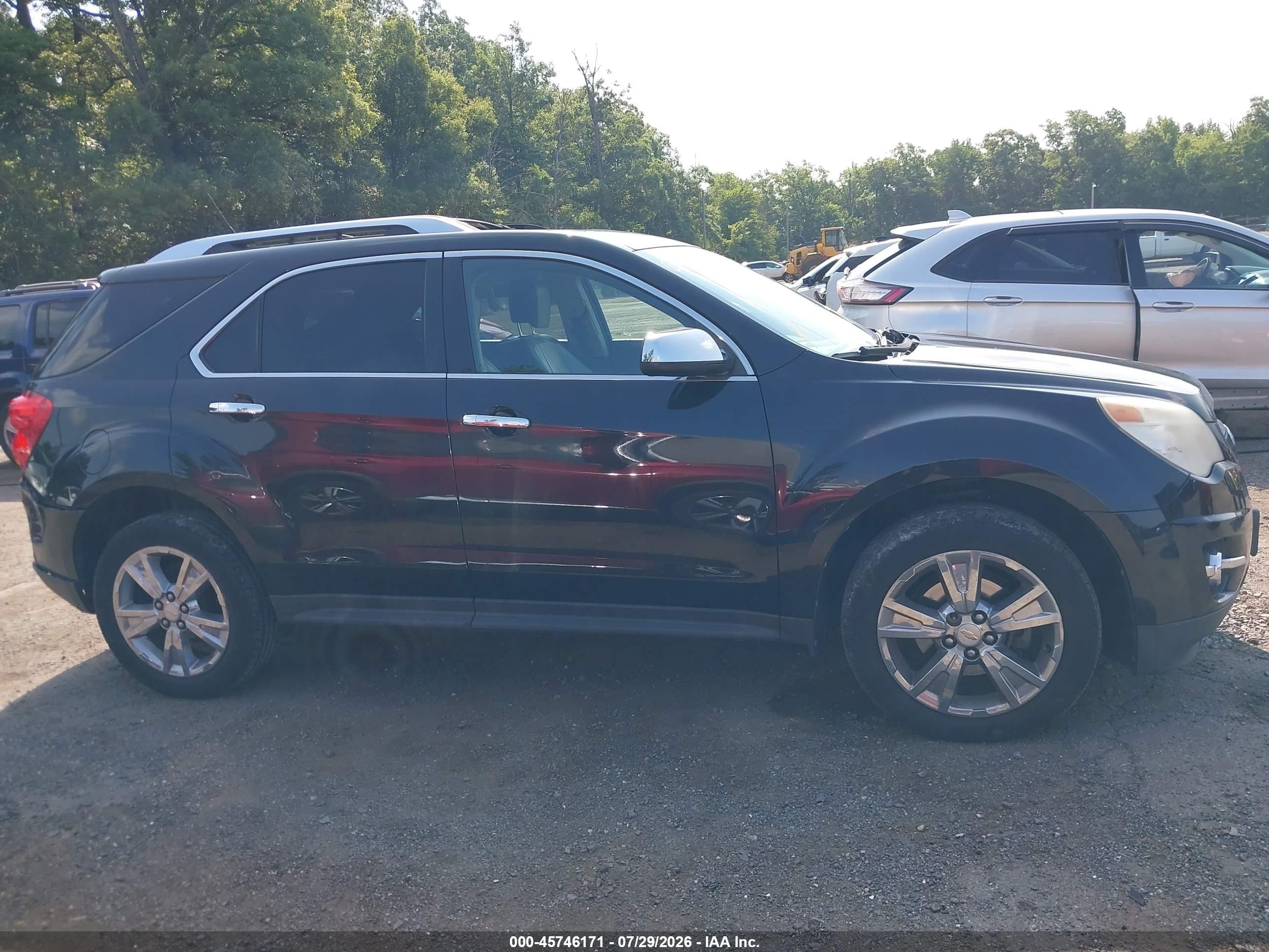 2011 Chevrolet Equinox Ltz Black vin: 2CNFLGE55B6453695