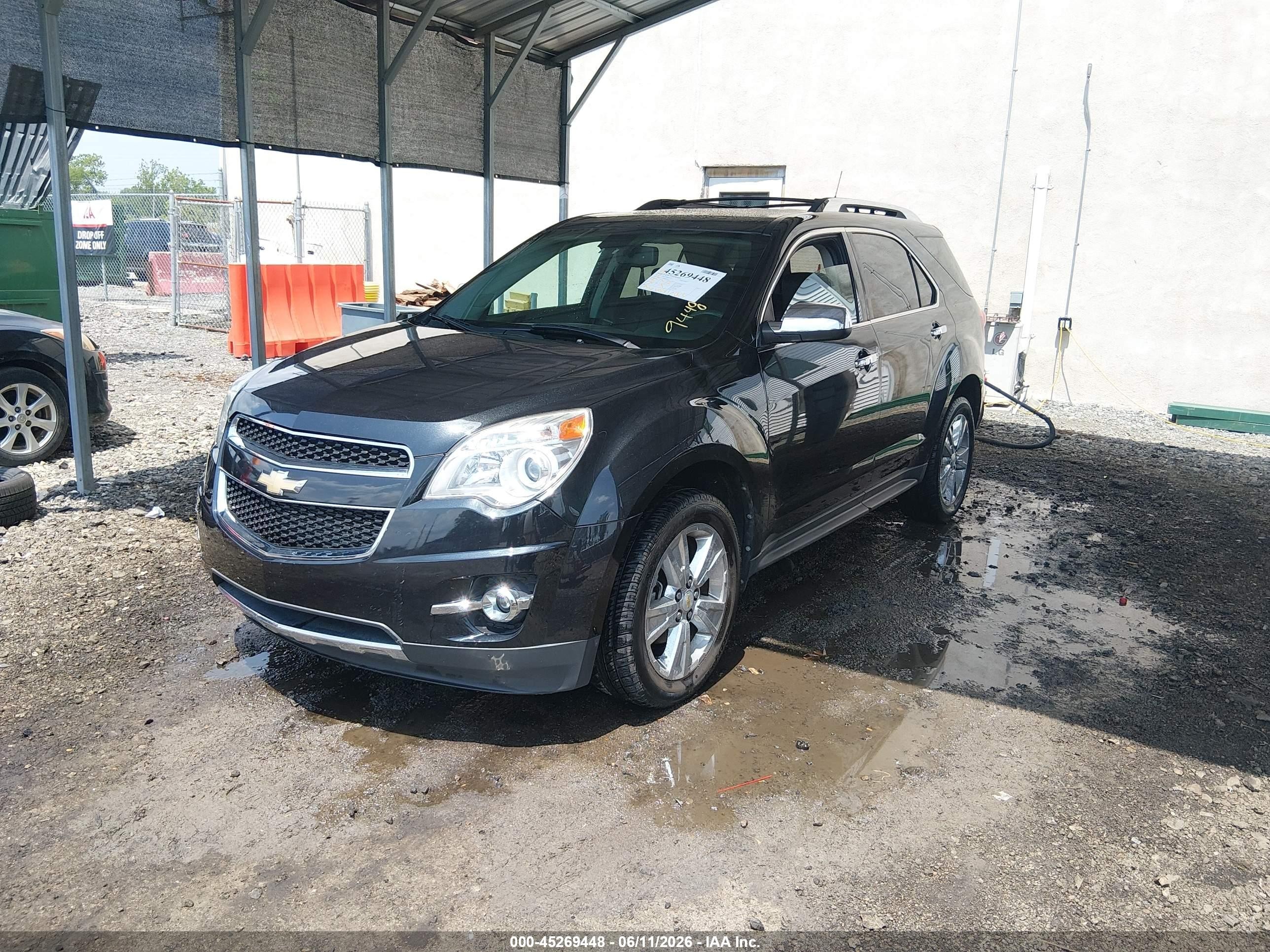 2011 Chevrolet Equinox Ltz Black vin: 2CNFLGE56B6326342