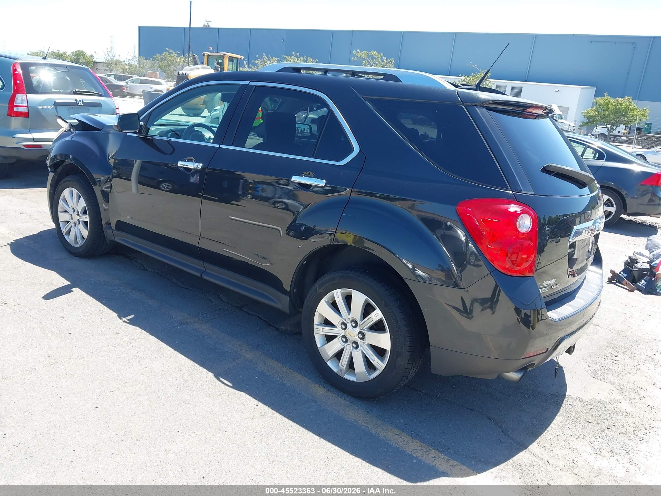 2011 Chevrolet Equinox Ltz Black vin: 2CNFLGE57B6419144