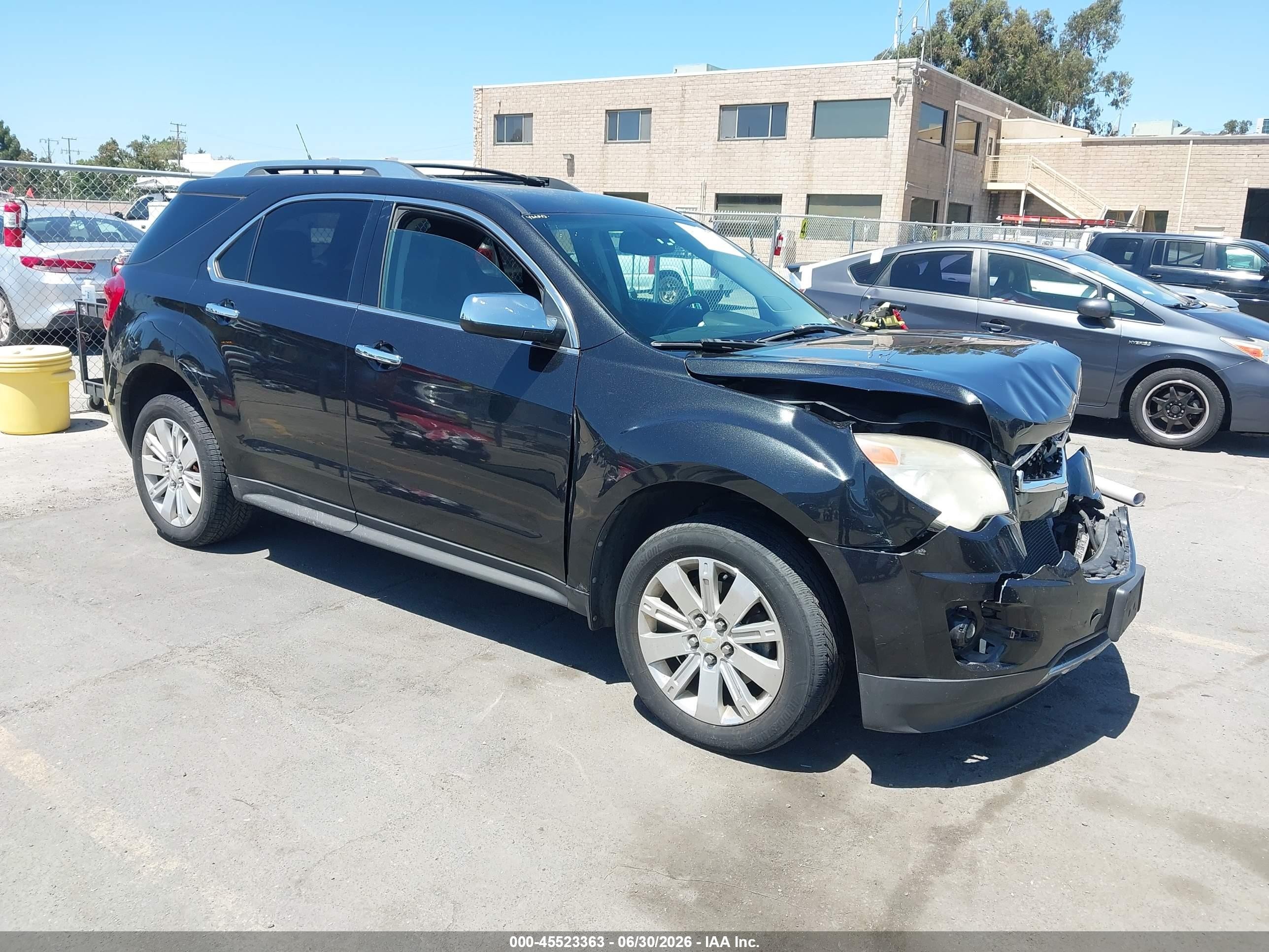2011 Chevrolet Equinox Ltz Черный vin: 2CNFLGE57B6419144
