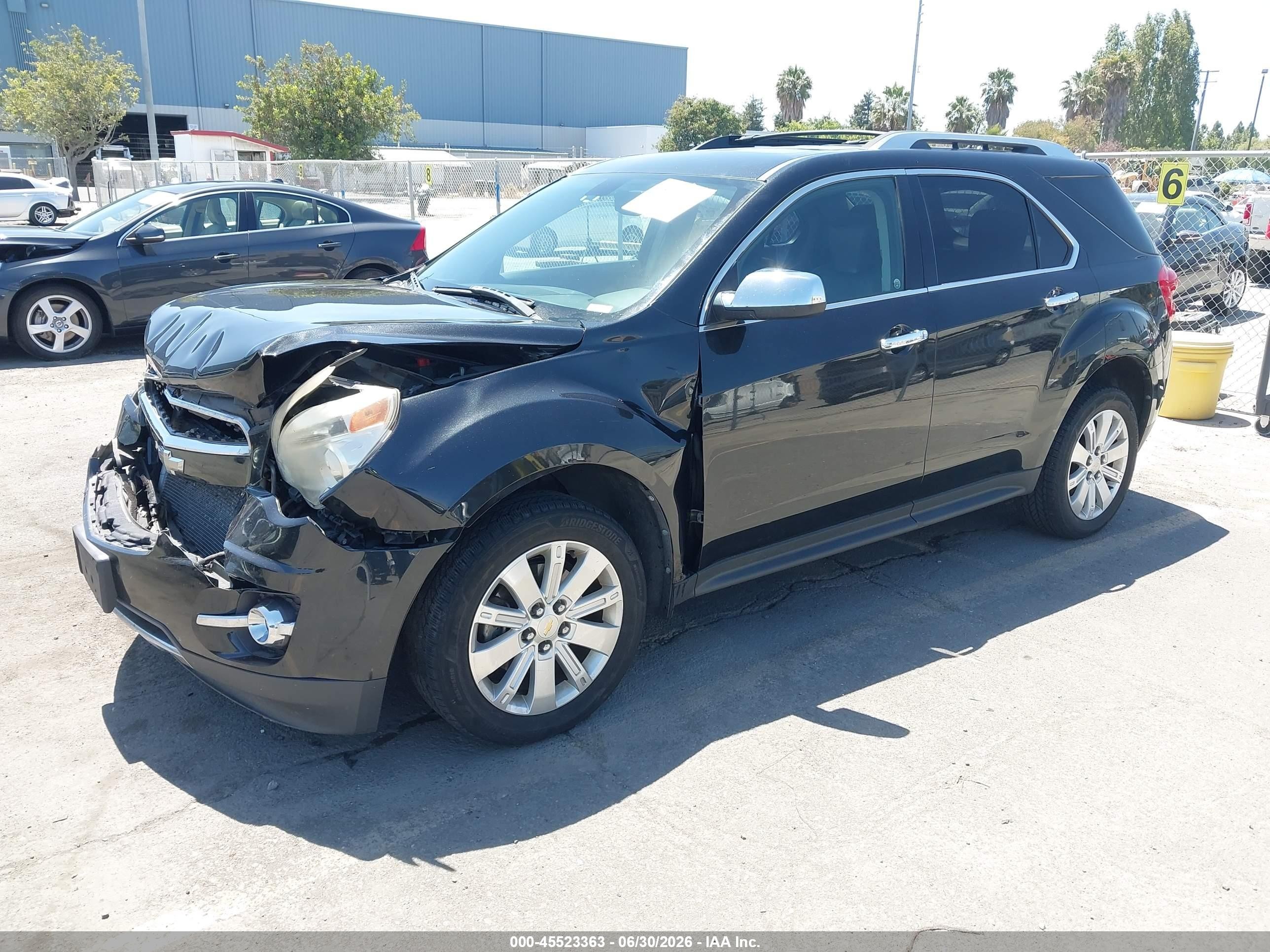 2011 Chevrolet Equinox Ltz Black vin: 2CNFLGE57B6419144