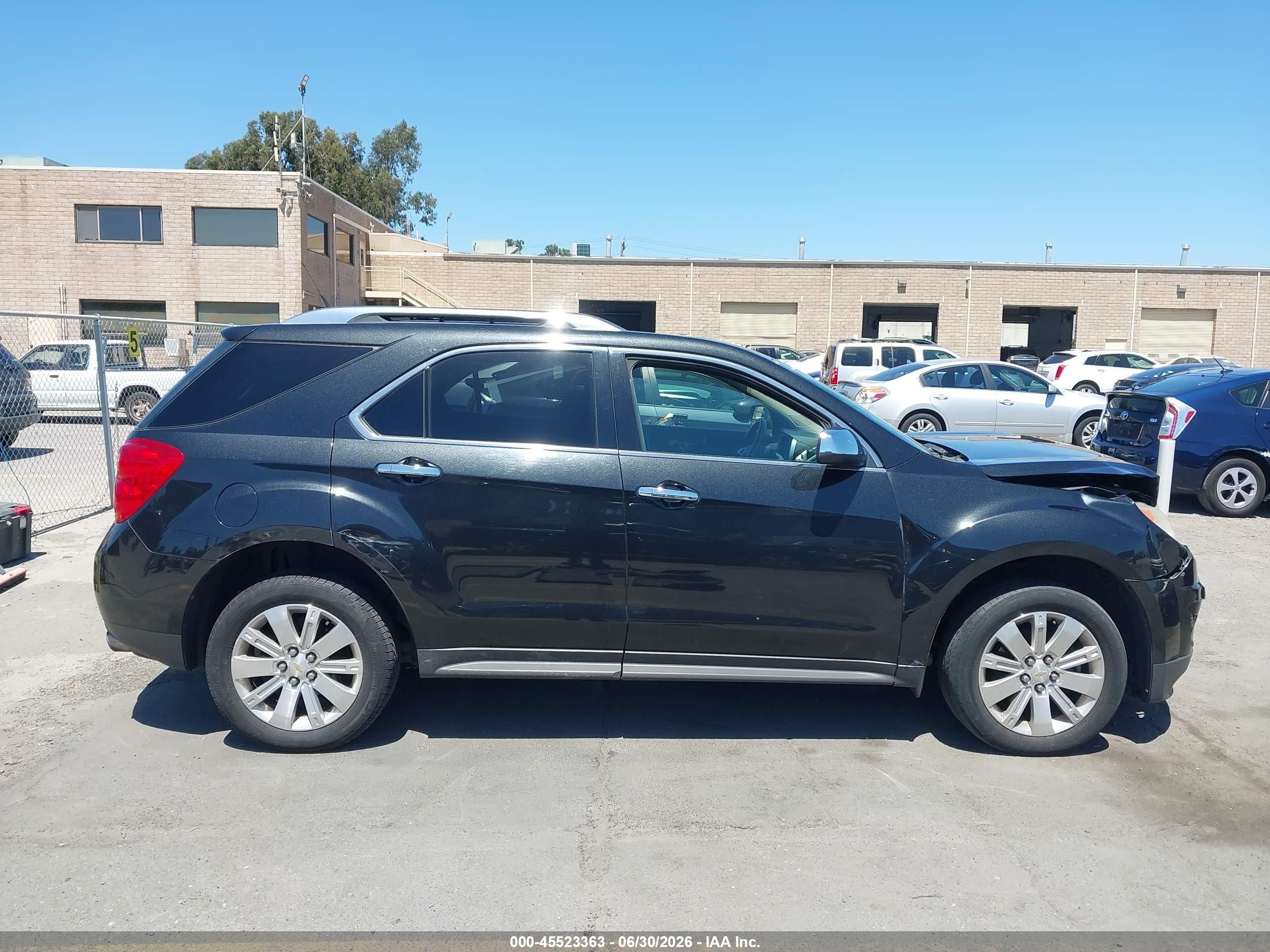 2011 Chevrolet Equinox Ltz Black vin: 2CNFLGE57B6419144