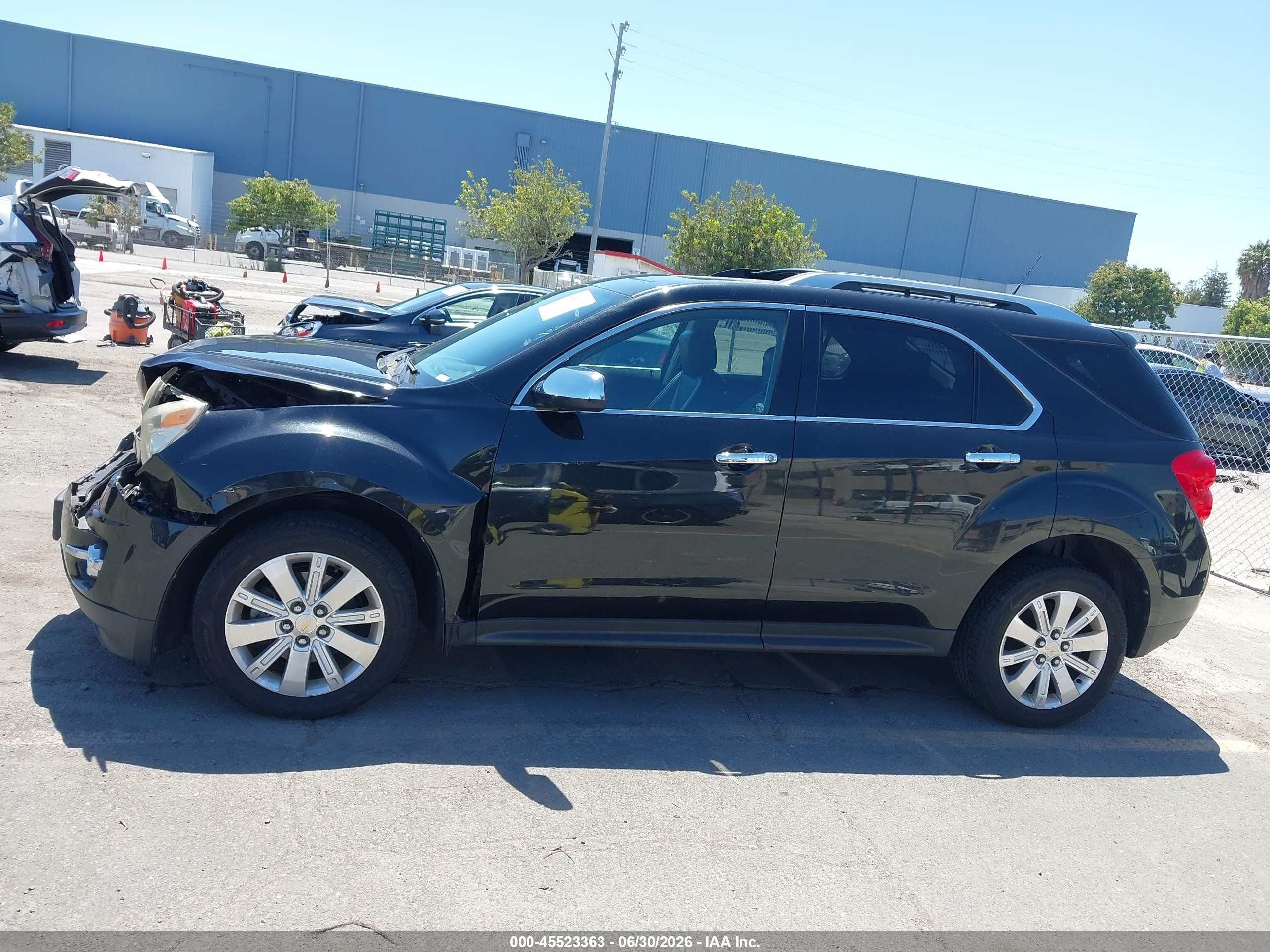 2011 Chevrolet Equinox Ltz Black vin: 2CNFLGE57B6419144