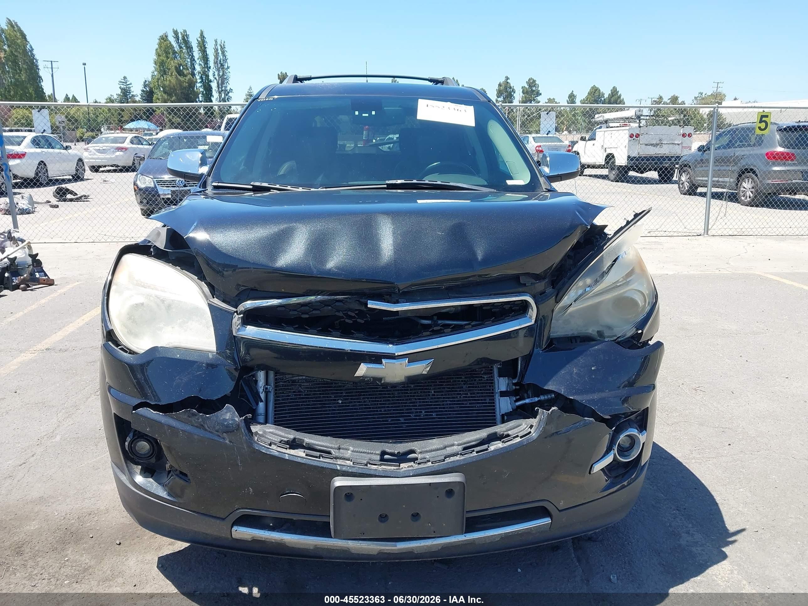 2011 Chevrolet Equinox Ltz Black vin: 2CNFLGE57B6419144