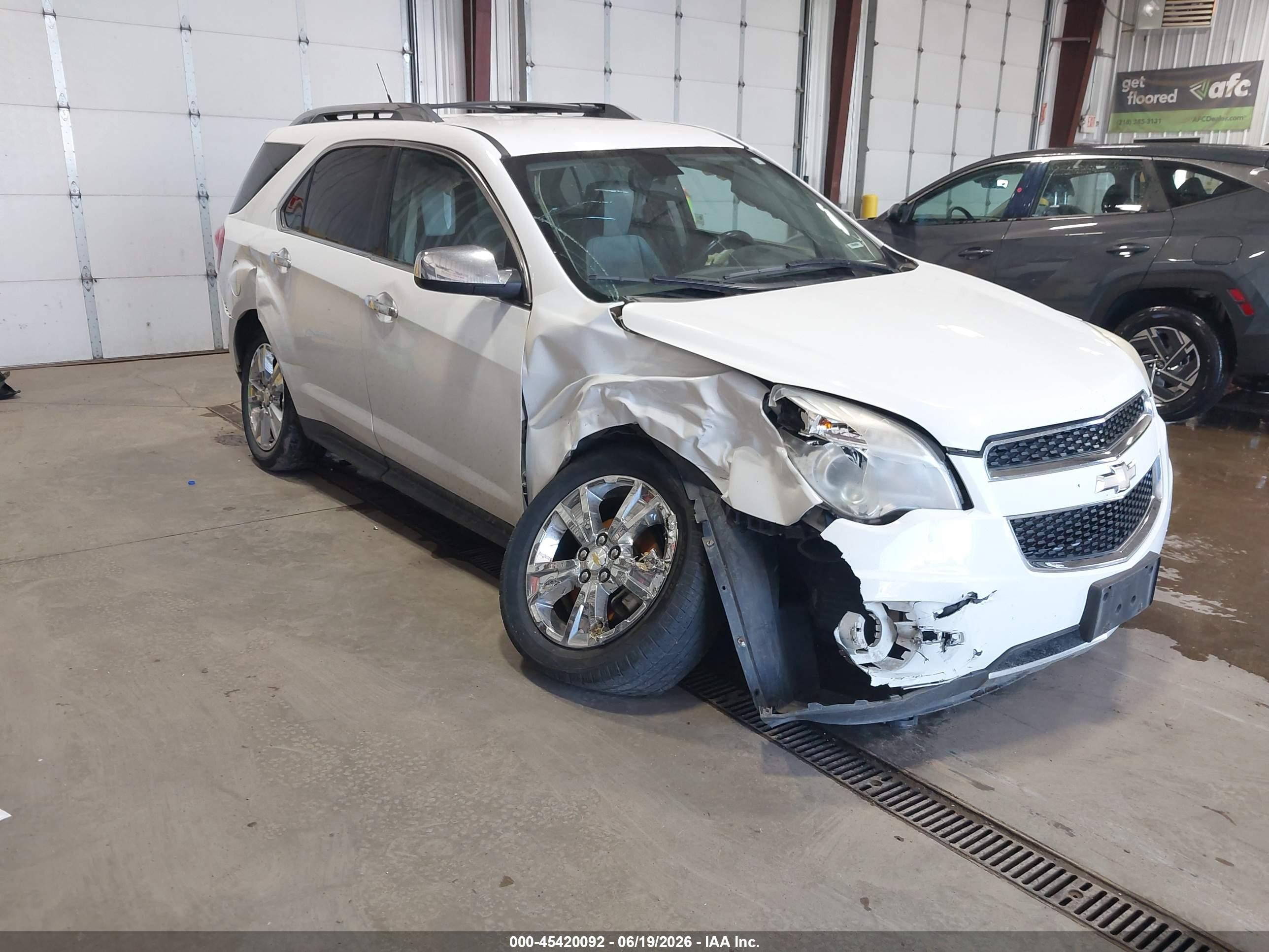 2011 Chevrolet Equinox Ltz White vin: 2CNFLGE58B6279833