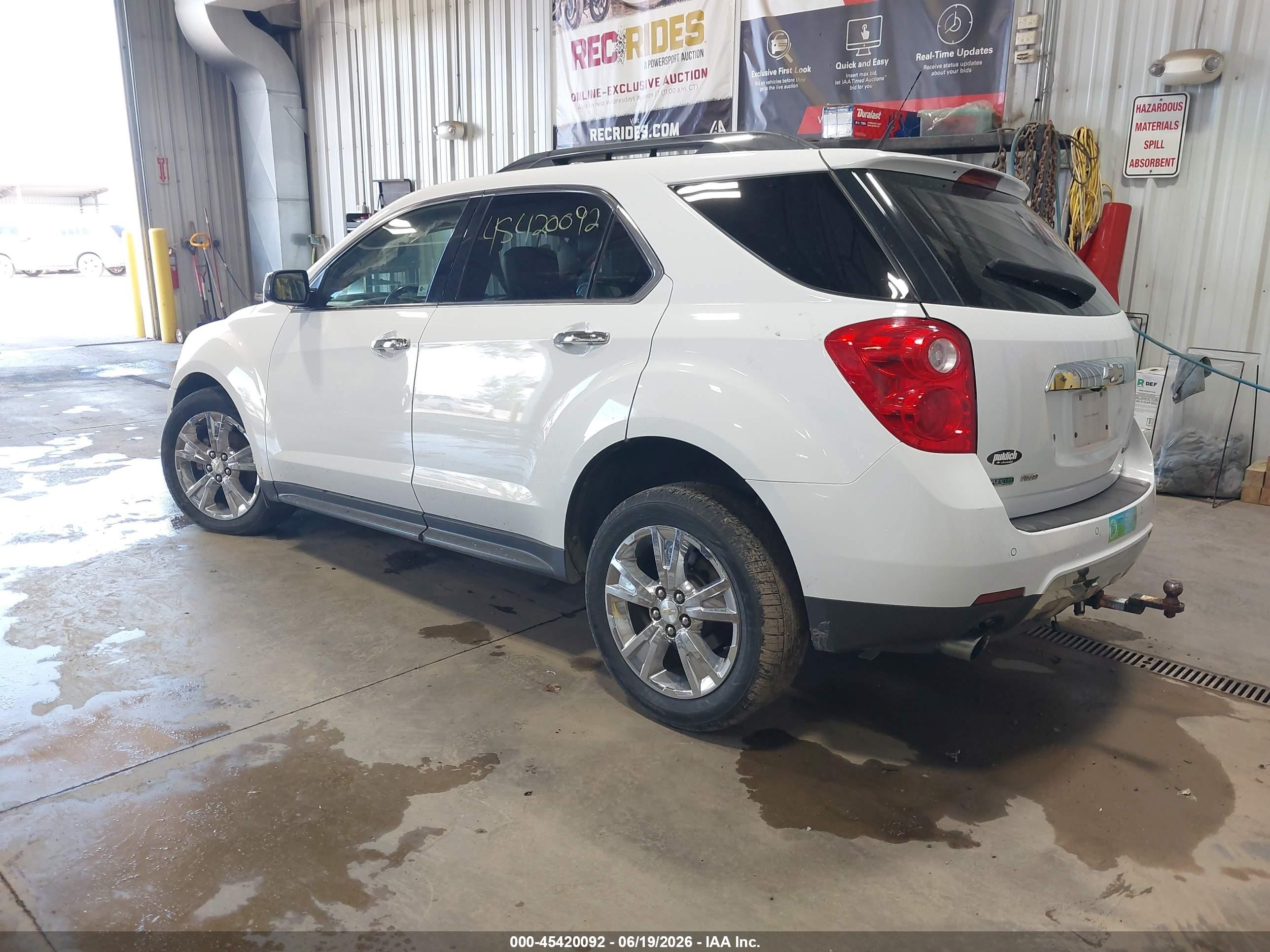 2011 Chevrolet Equinox Ltz White vin: 2CNFLGE58B6279833