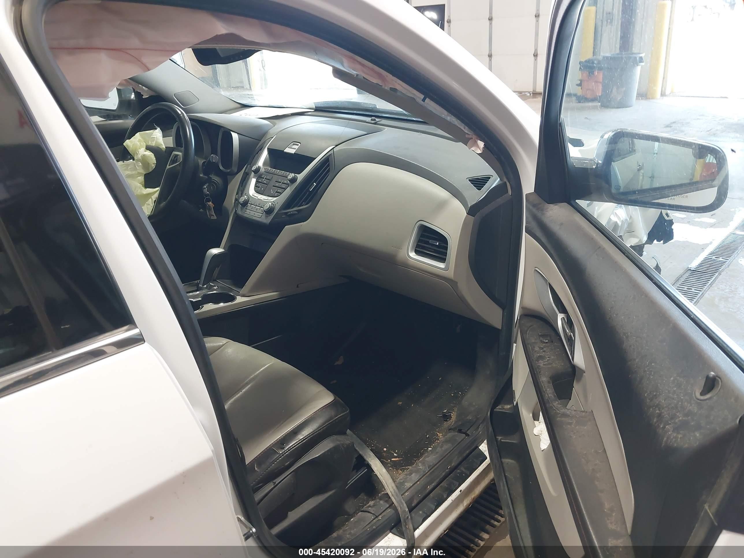 2011 Chevrolet Equinox Ltz White vin: 2CNFLGE58B6279833