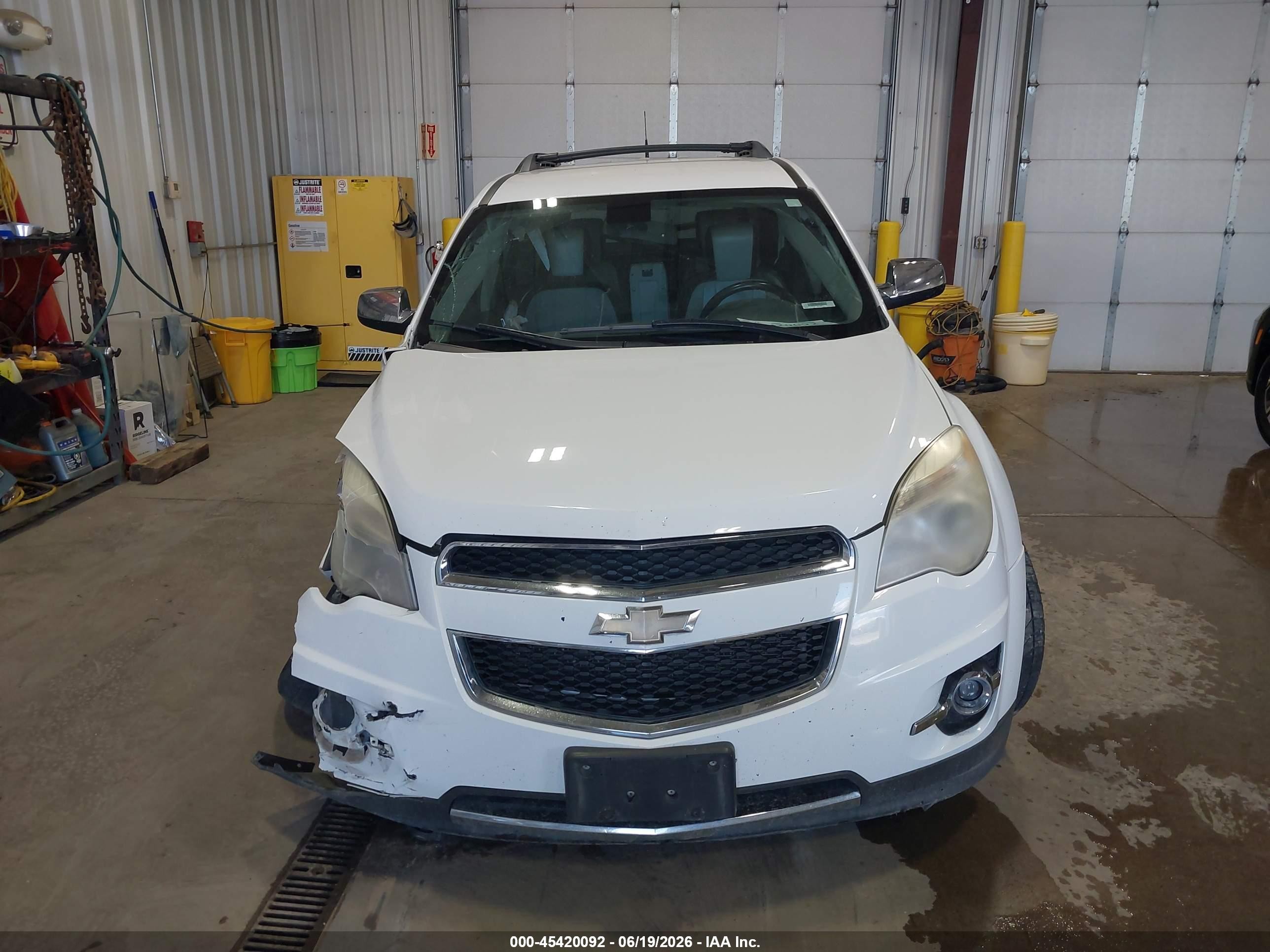 2011 Chevrolet Equinox Ltz White vin: 2CNFLGE58B6279833