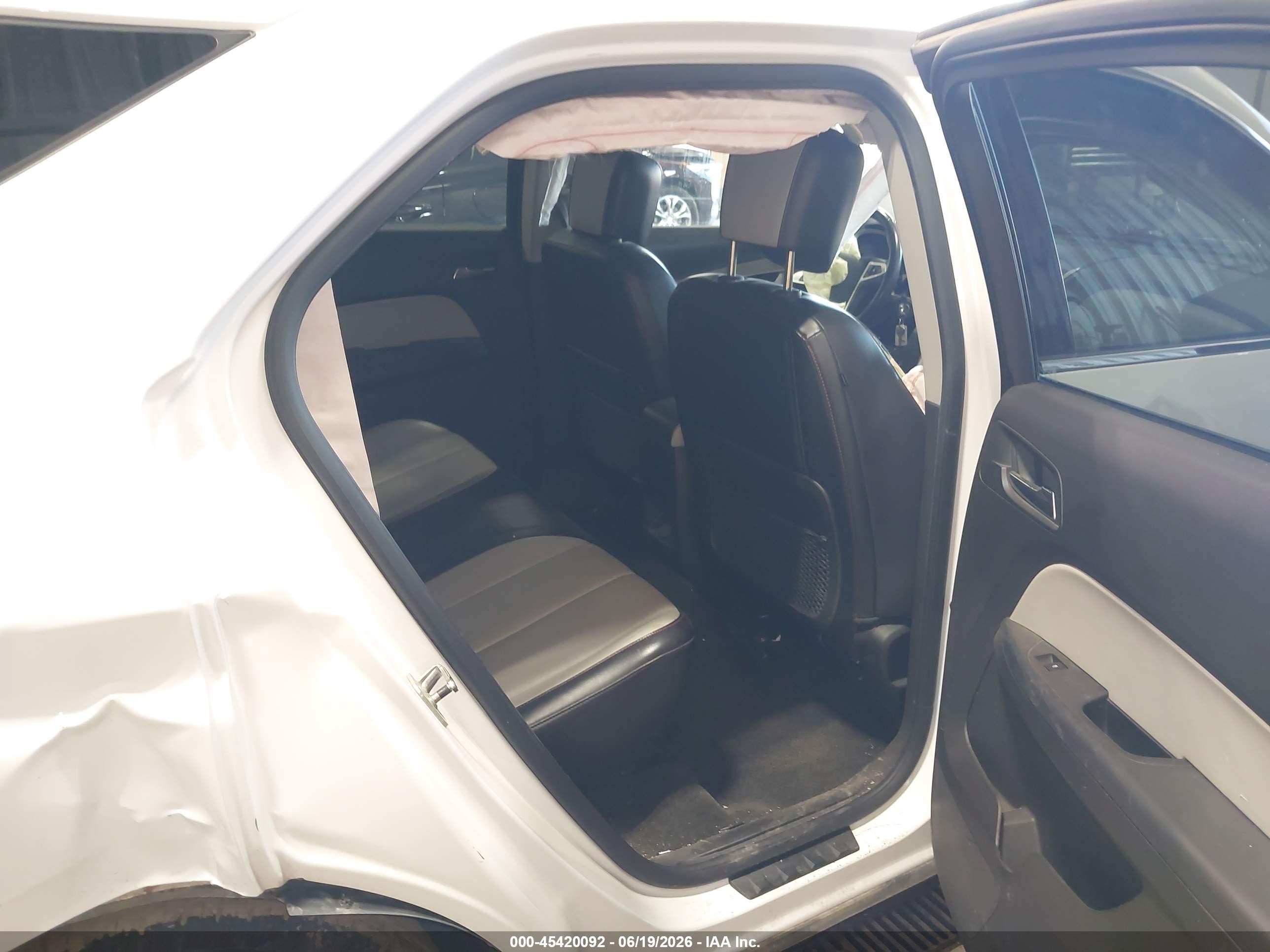 2011 Chevrolet Equinox Ltz White vin: 2CNFLGE58B6279833