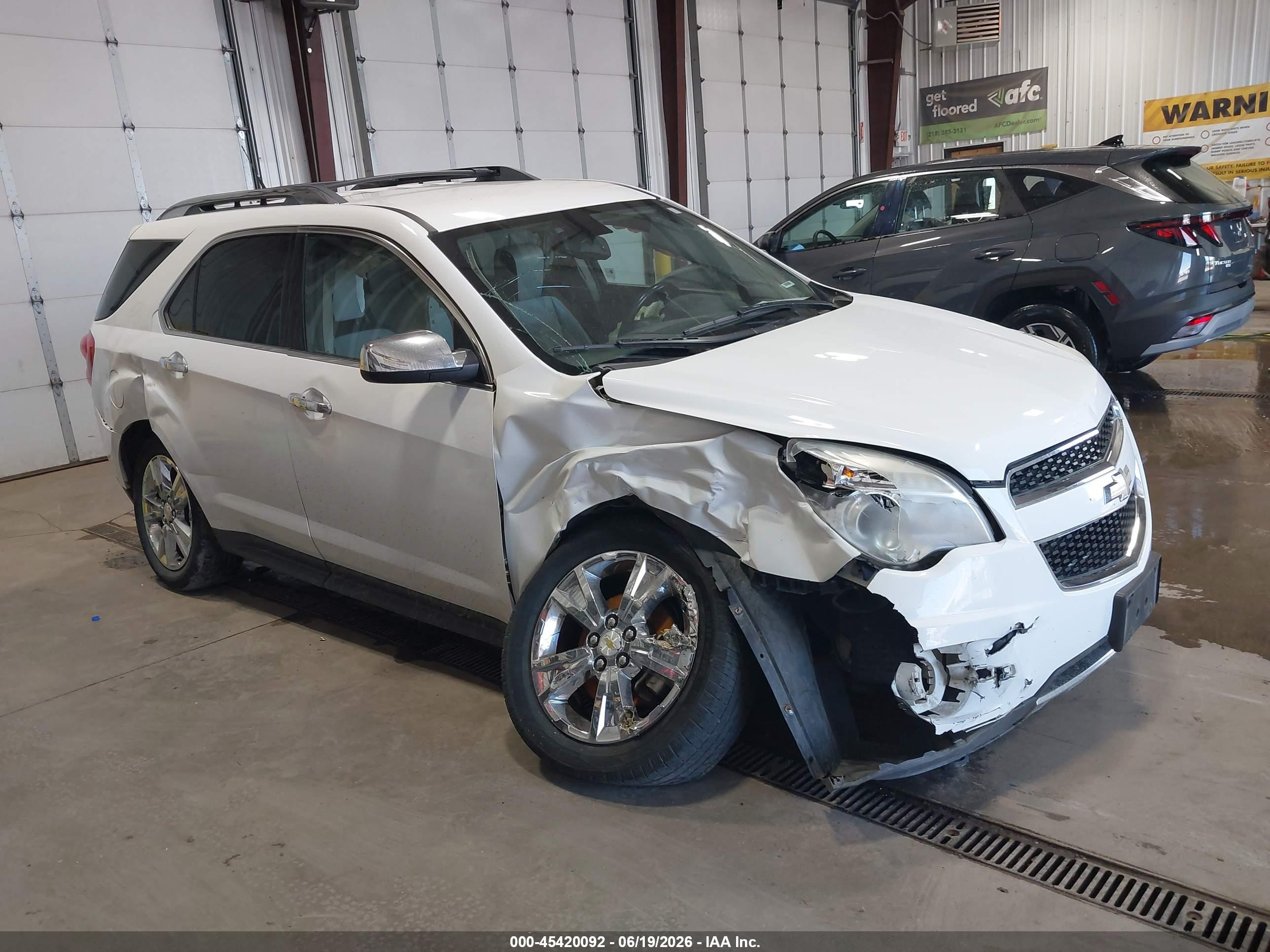 2011 Chevrolet Equinox Ltz White vin: 2CNFLGE58B6279833
