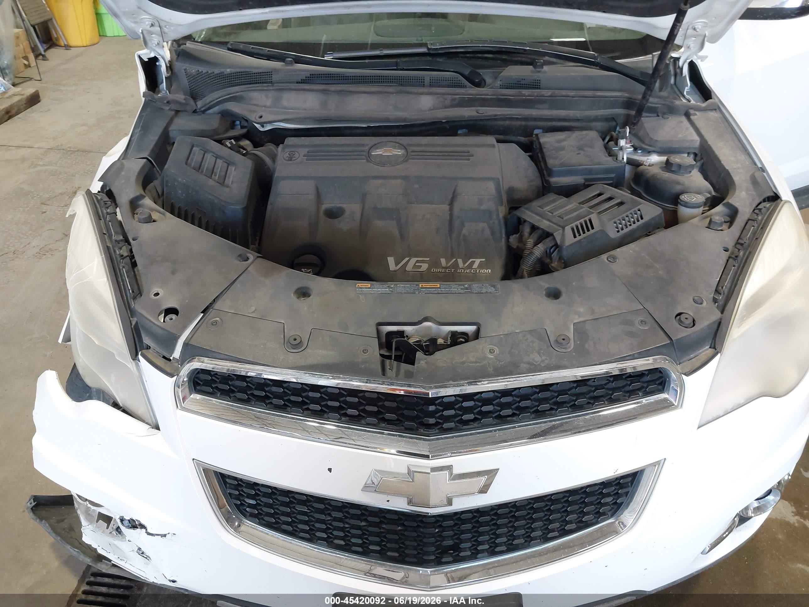 2011 Chevrolet Equinox Ltz White vin: 2CNFLGE58B6279833