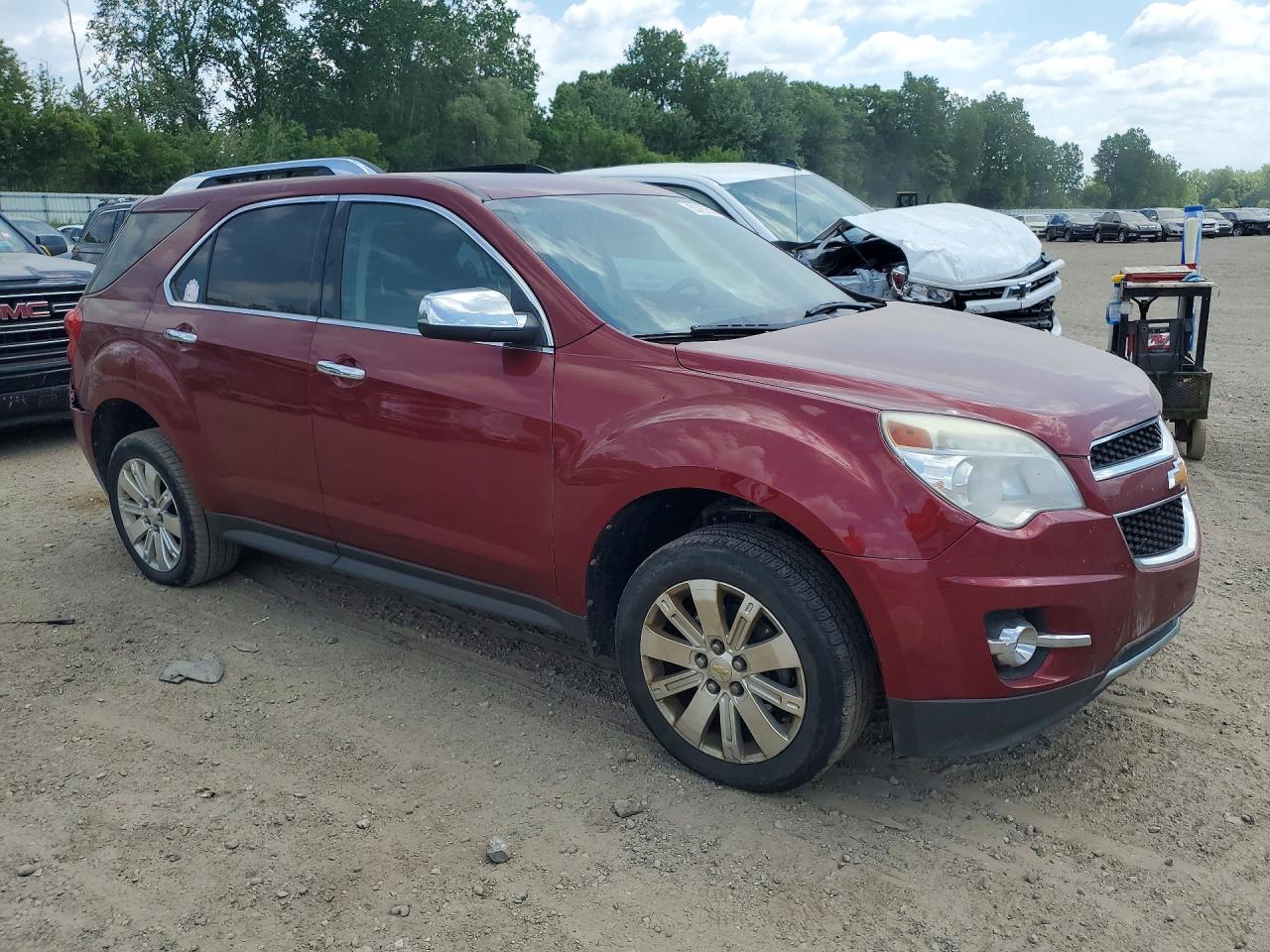 2011 Chevrolet Equinox Ltz Burgundy vin: 2CNFLGE58B6334992