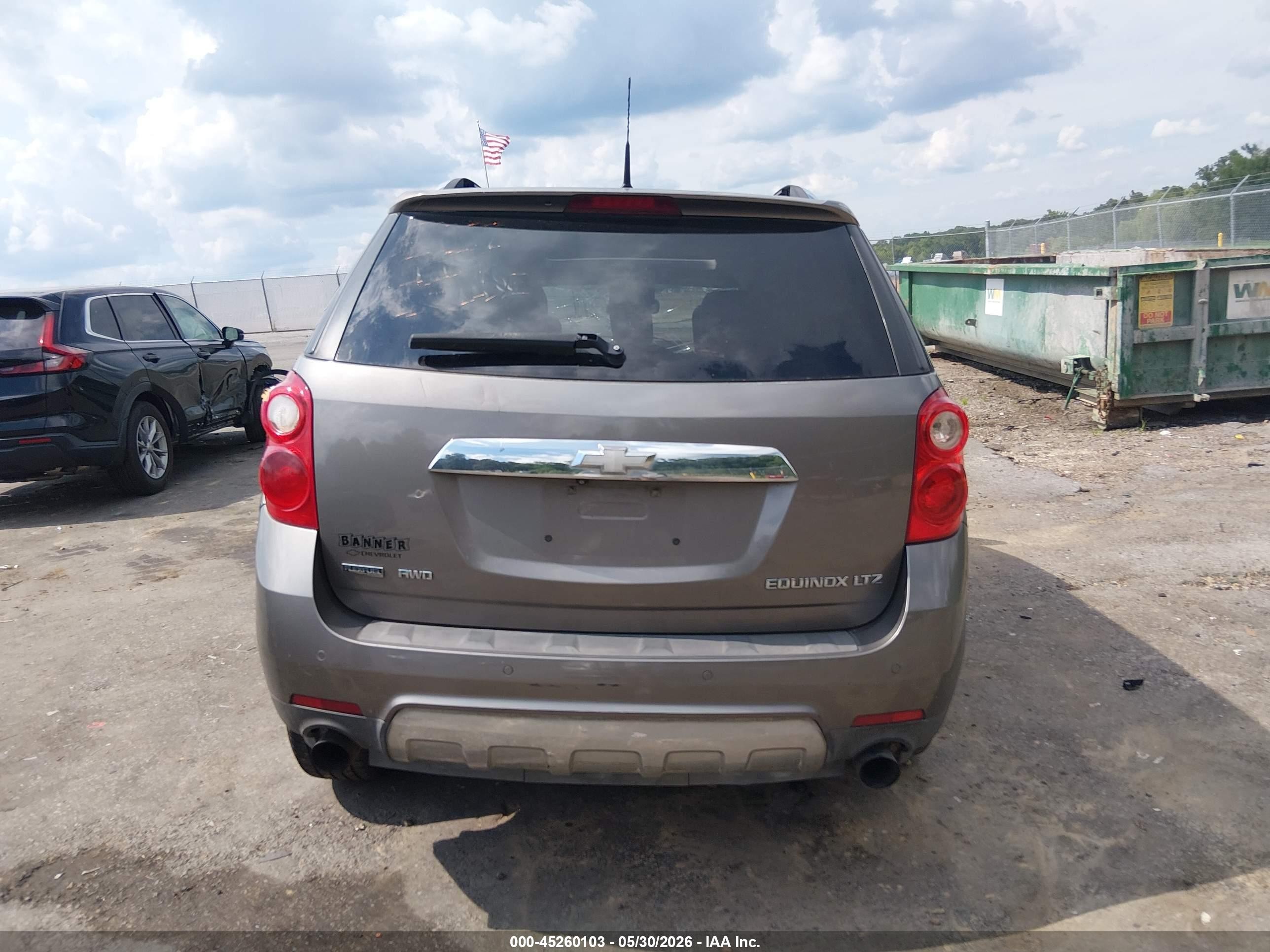 2011 Chevrolet Equinox Ltz Beige vin: 2CNFLGE59B6288251