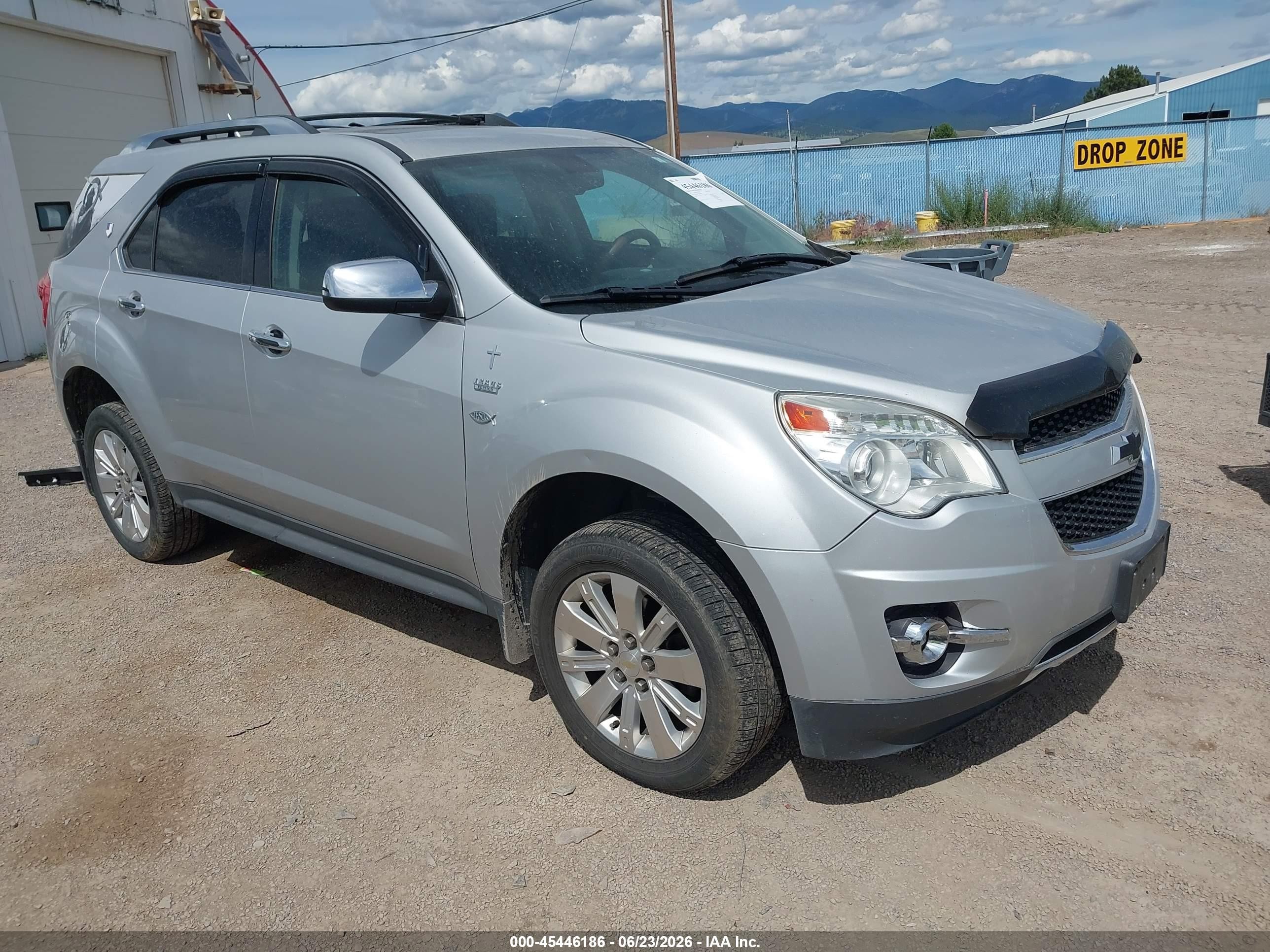 2011 Chevrolet Equinox Ltz Silver vin: 2CNFLGEC1B6456964