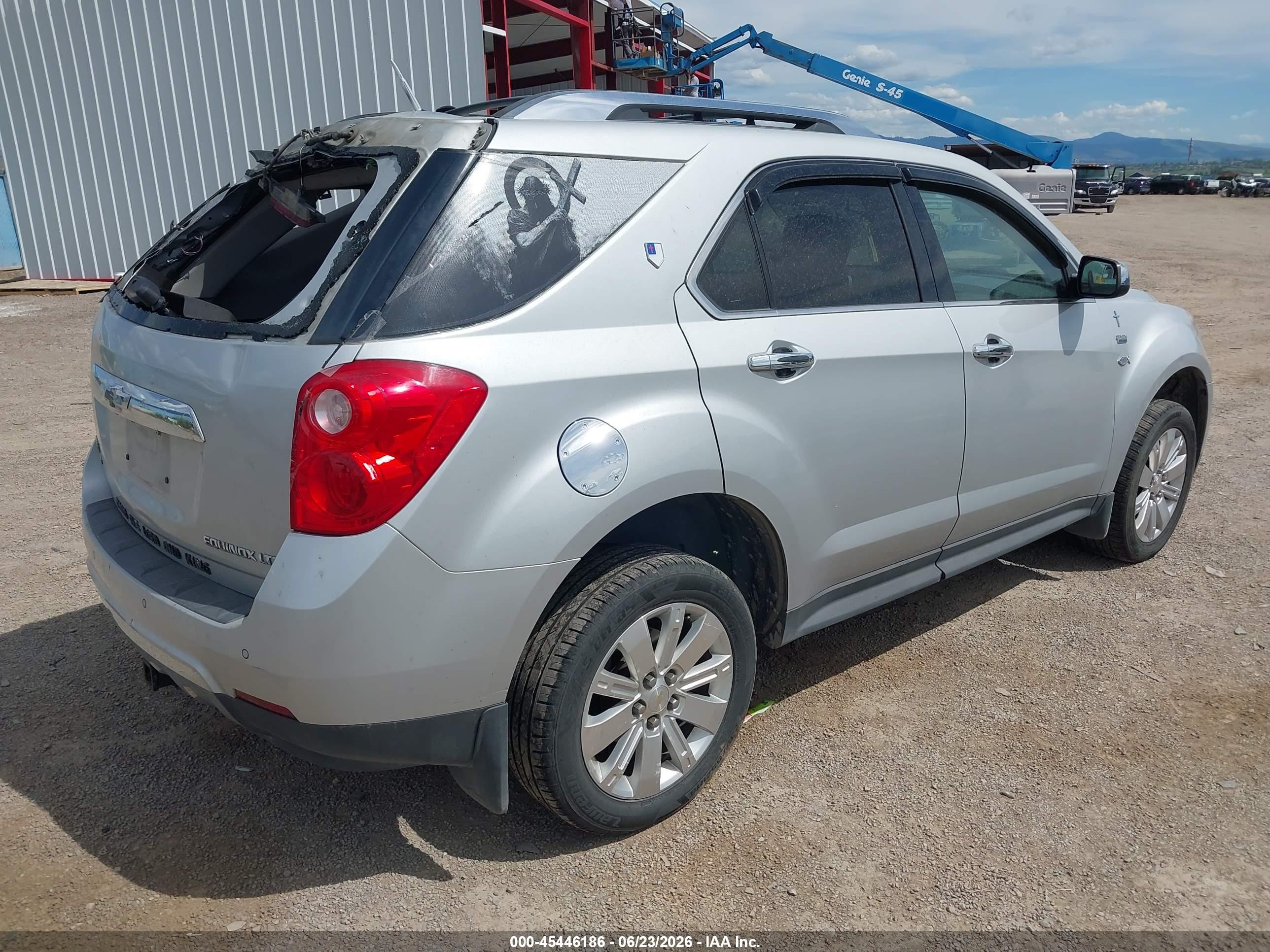 2011 Chevrolet Equinox Ltz Silver vin: 2CNFLGEC1B6456964
