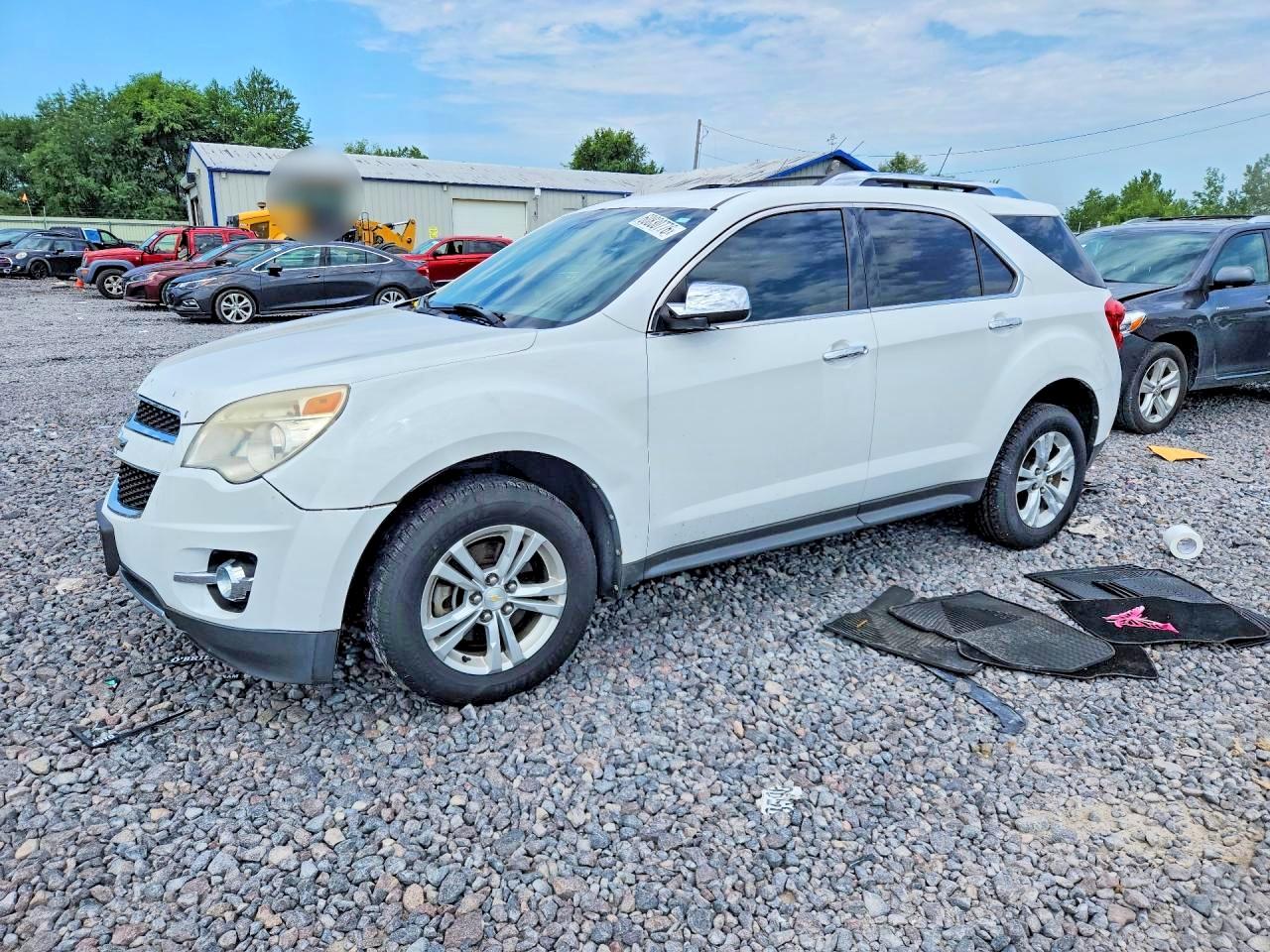 2011 Chevrolet Equinox Ltz White vin: 2CNFLGEC3B6410567