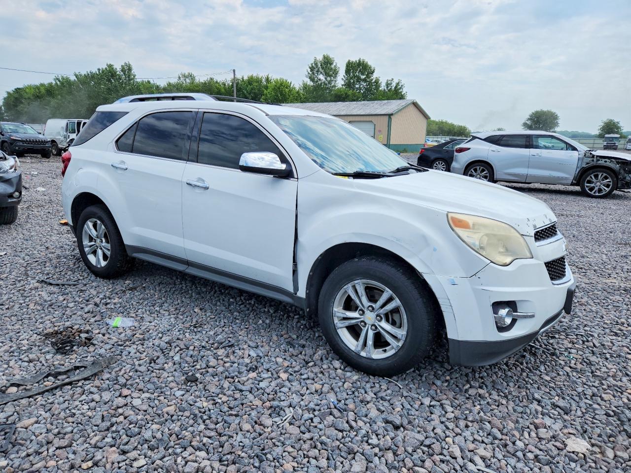 2011 Chevrolet Equinox Ltz White vin: 2CNFLGEC3B6410567