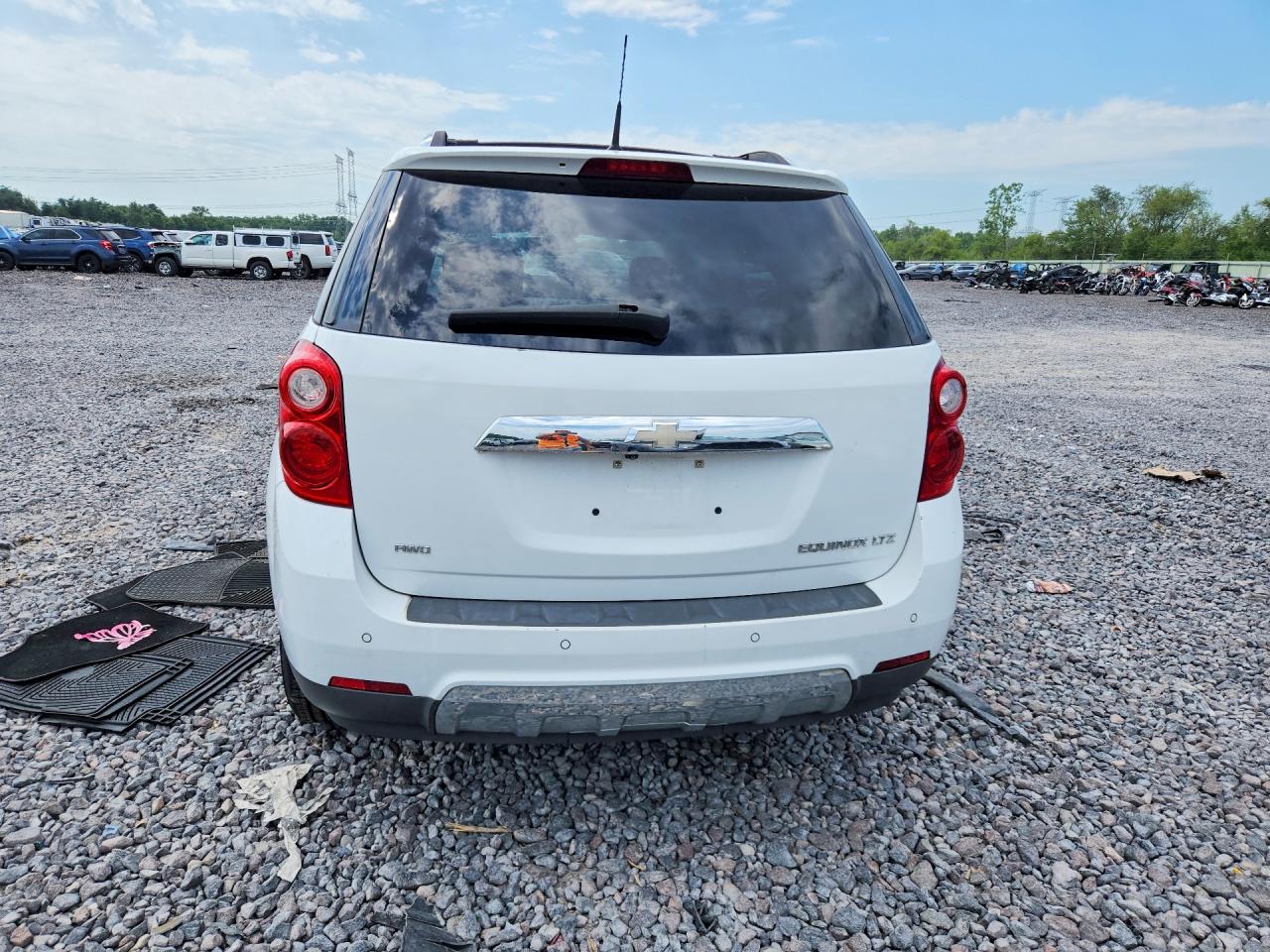 2011 Chevrolet Equinox Ltz White vin: 2CNFLGEC3B6410567