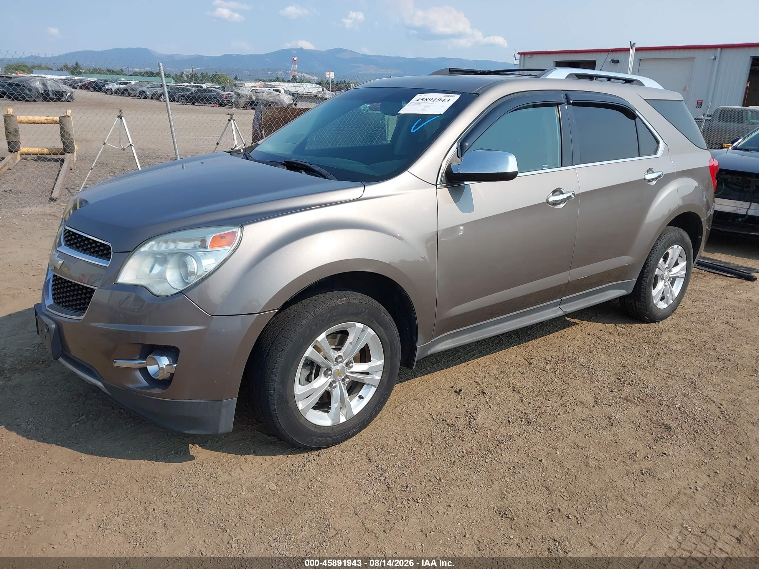 2011 Chevrolet Equinox Ltz Gray vin: 2CNFLGEC4B6394797