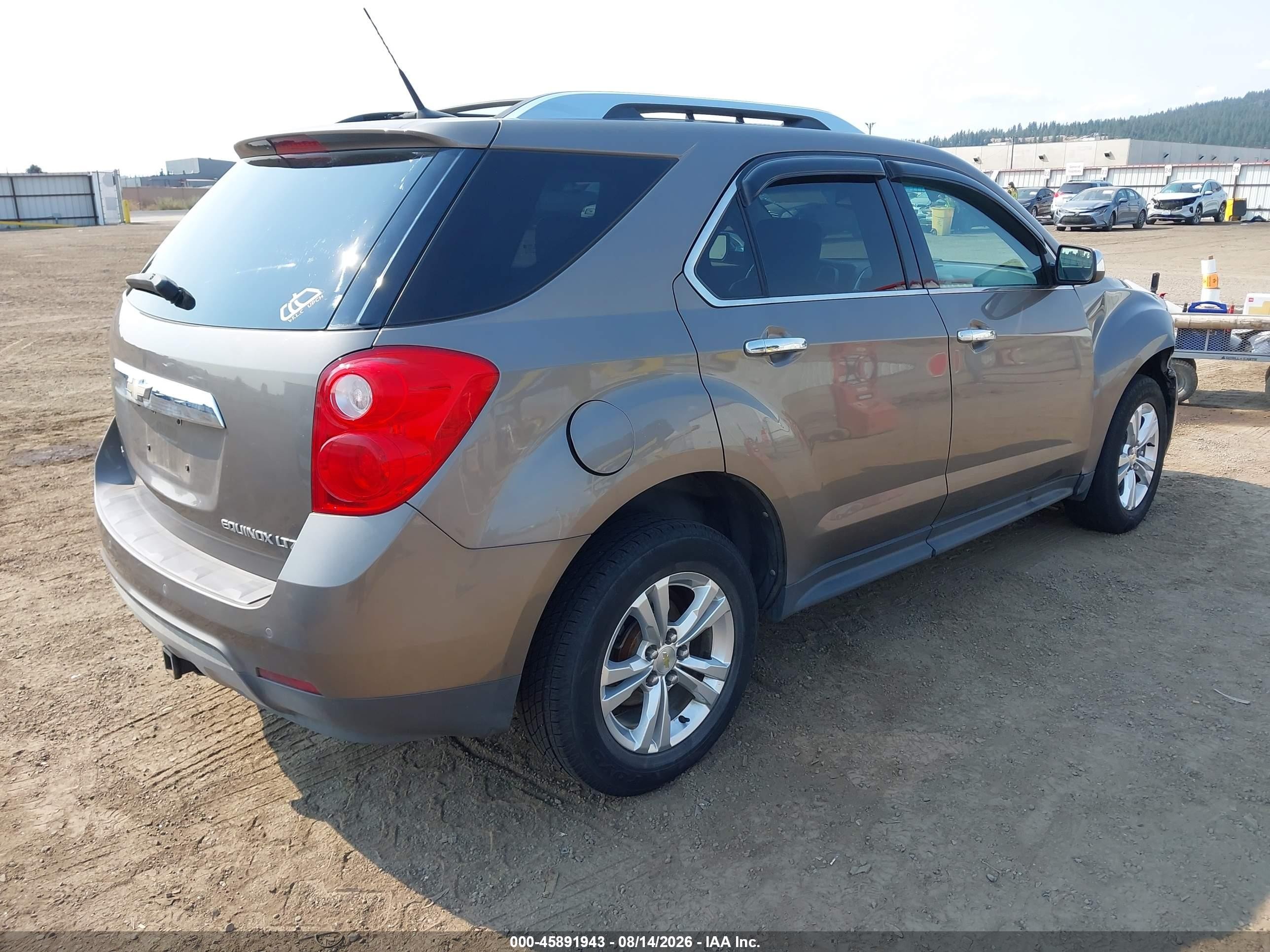 2011 Chevrolet Equinox Ltz Gray vin: 2CNFLGEC4B6394797